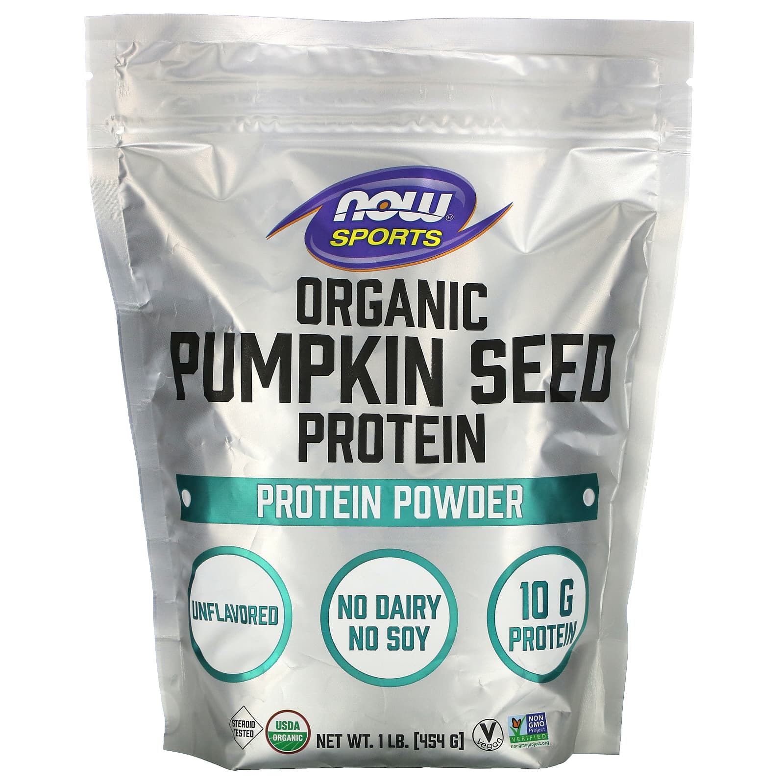 Now Foods, ORG PUMPKIN SEED PROTEIN, 1 LB UPC 733739022271 | HiLife Vitamins