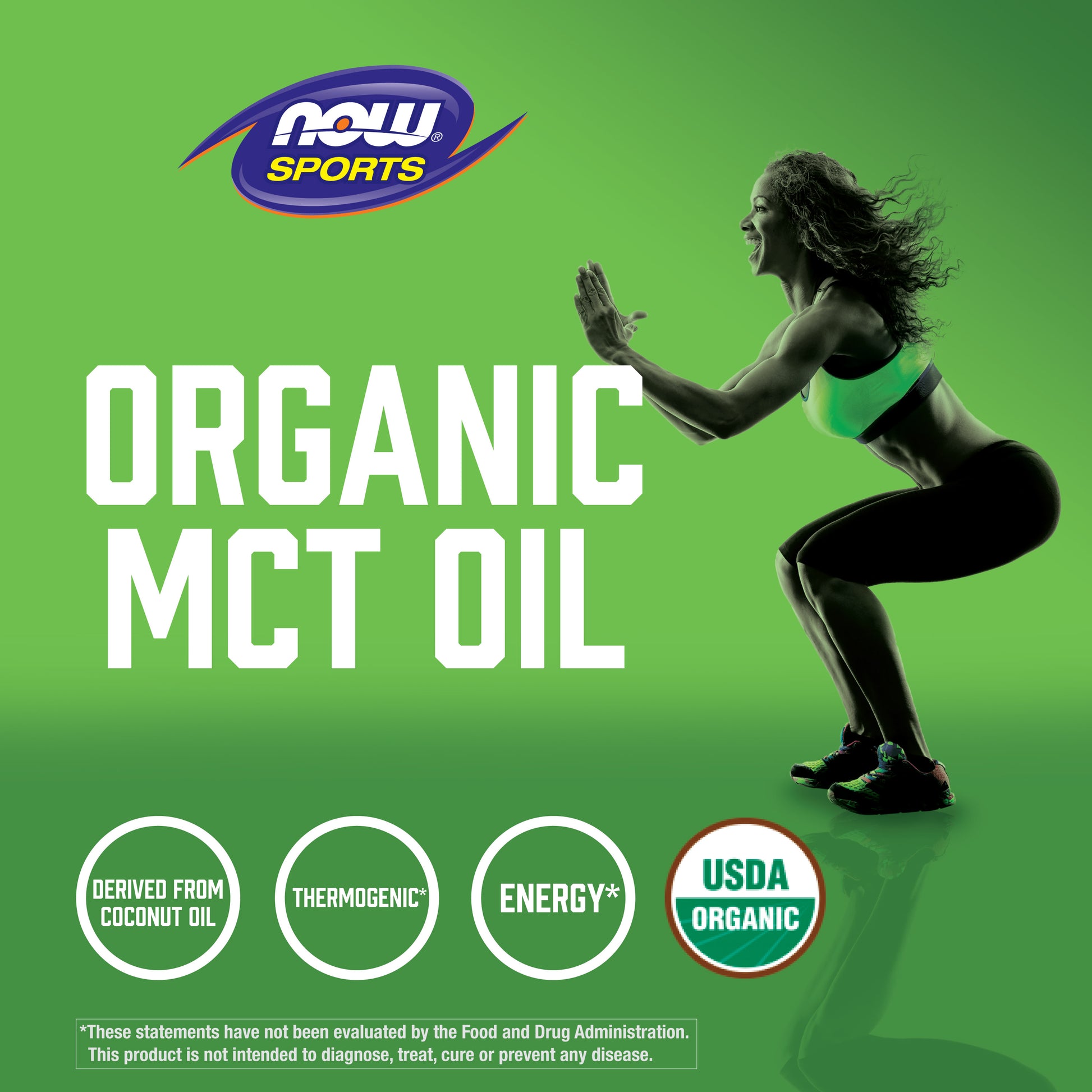 Now Foods, Sports, Organic MCT Oil, 16 fl OZ UPC 733739022356 | HiLife Vitamins