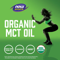 Now Foods, Sports, Organic MCT Oil, 16 fl OZ UPC 733739022356 | HiLife Vitamins