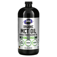 Now Foods, ORGANIC MCT OIL 32, 32 Oz UPC 733739022363 | HiLife Vitamins