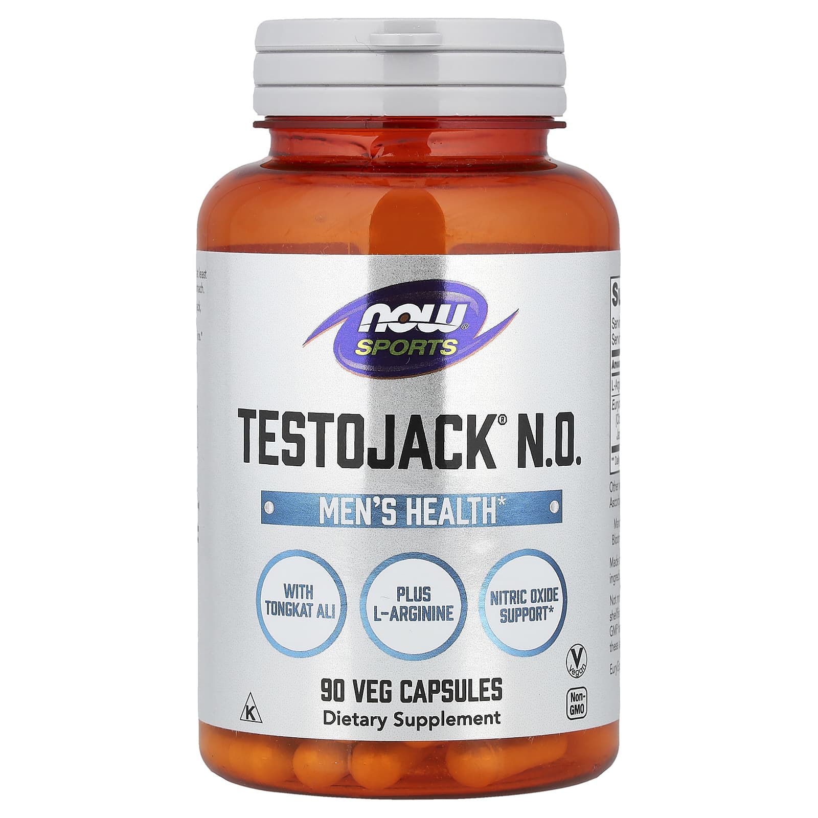 Now Foods, Sports, Testojack® N.O., 90 Veg Capsules UPC 733739022691 | Hilife Vitamins