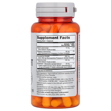 Now Foods, Sports, Advanced Joint Support, 60 Capsules UPC 733739022776 | HiLife Vitamins