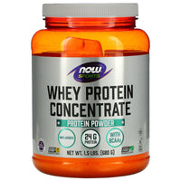 Now Foods, WHEY CONCENTRATE UNFLAVOR, 1.5 LB UPC 733739022981 | HiLife Vitamins