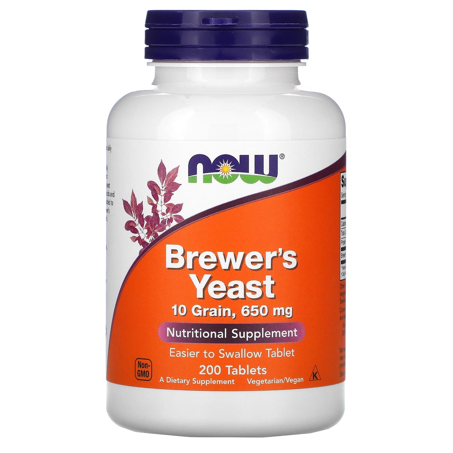 Now Foods, BREWERS YEAST 10 GR, 200 Tablets UPC 733739024107 | HiLife Vitamins