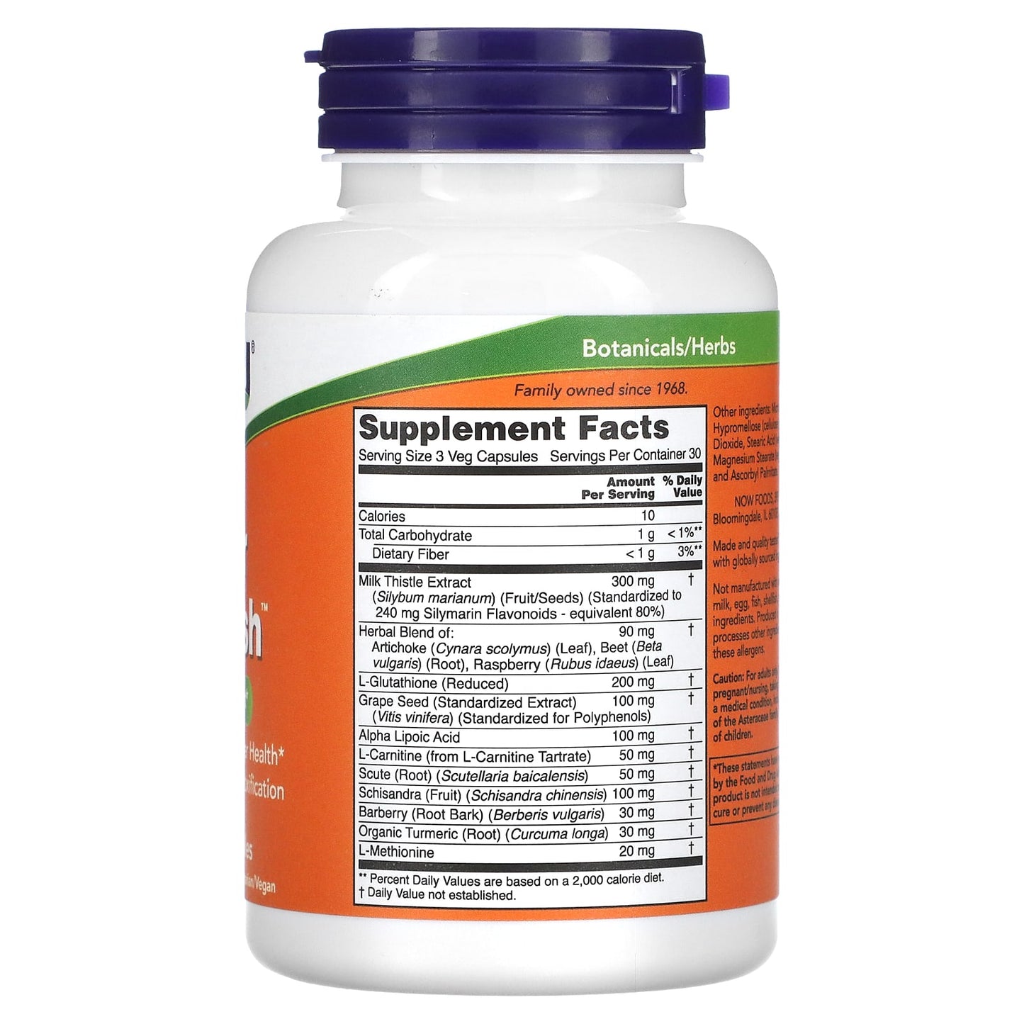 Now Foods, Liver Refresh, 90 Veg Capsules UPC 733739024480 | HiLife Vitamins