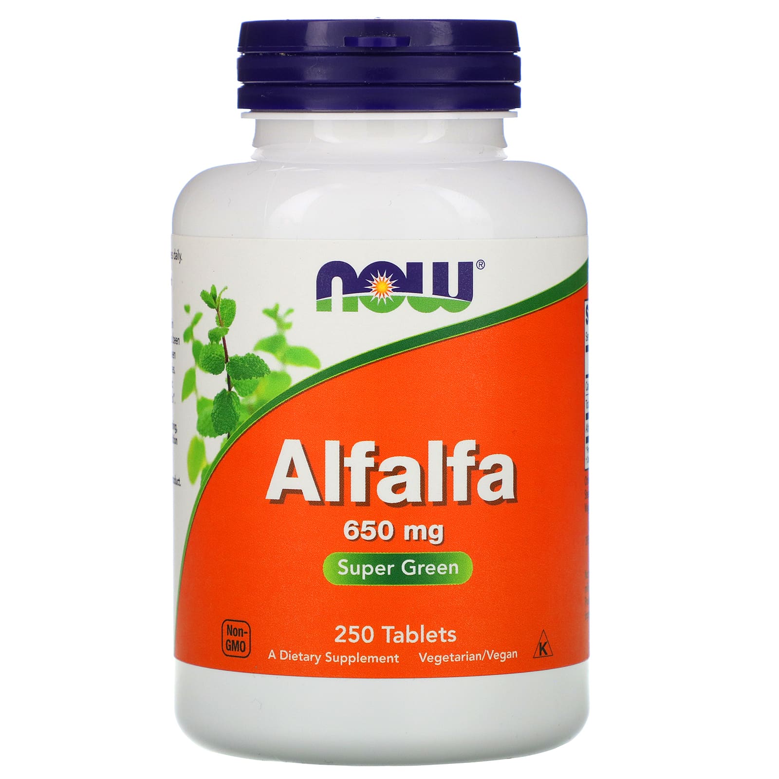 Now Foods, ALFALFA 10 GRAIN, 250 Tablets UPC 733739026200 | HiLife Vitamins