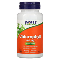 Now Foods, Chlorophyll 100 mg, 90 Capsules UPC 733739026453 | HiLife Vitamins