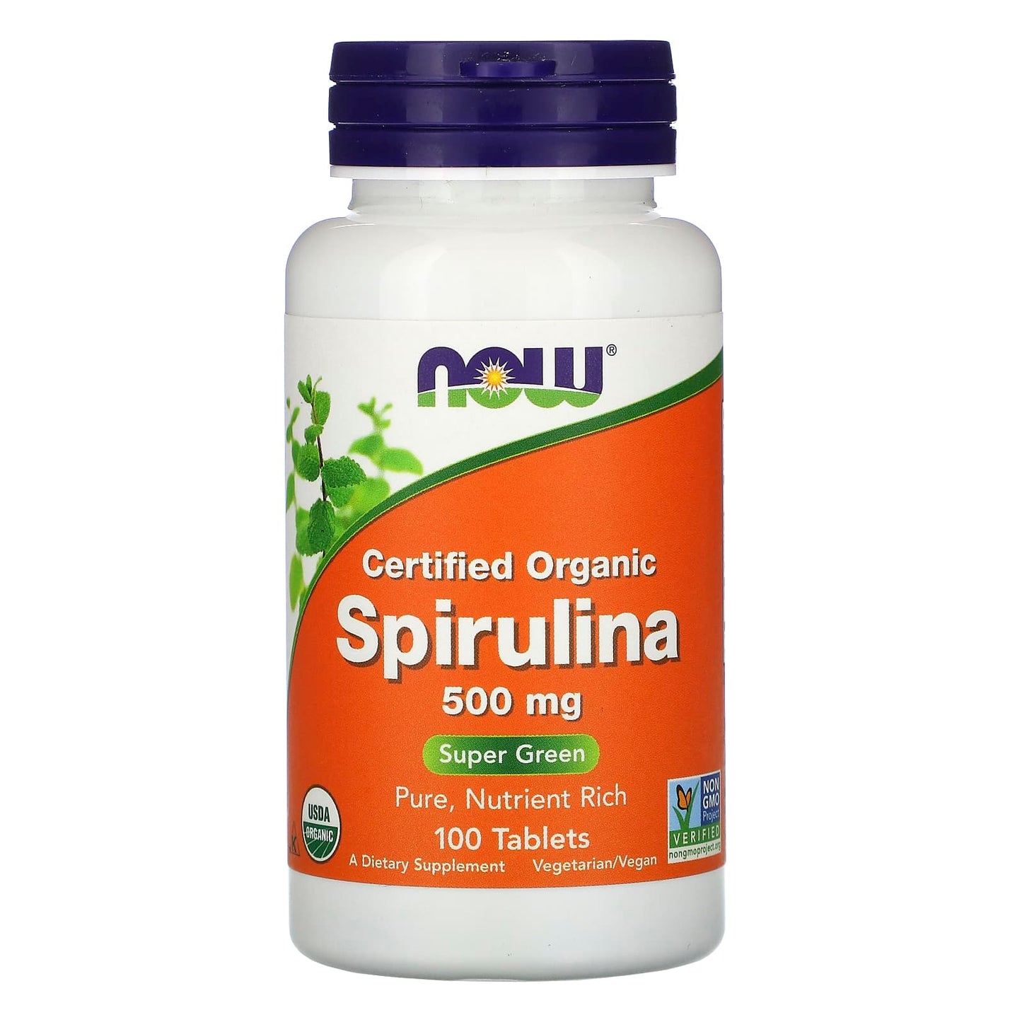 Now Foods, SPIRULINA 500mg hawaii, 100 Tablets UPC 733739026965 | HiLife Vitamins