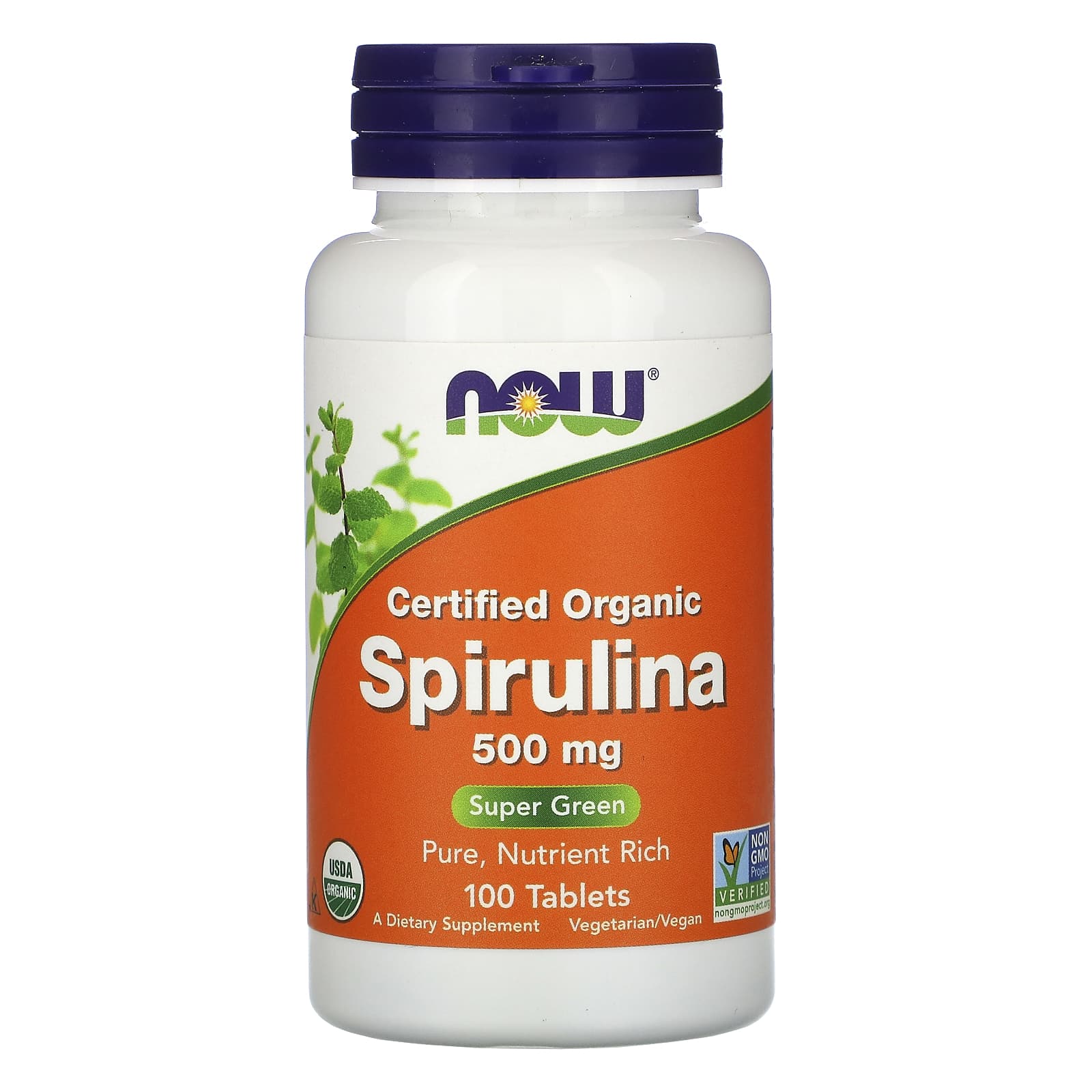 Now Foods, SPIRULINA 500mg hawaii, 100 Tablets UPC 733739026965 | HiLife Vitamins