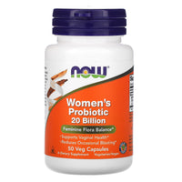 Now Foods, Women's Probiotic 20 Bll, 50 Vegetarian Capsules UPC 733739029065 | HiLife Vitamins