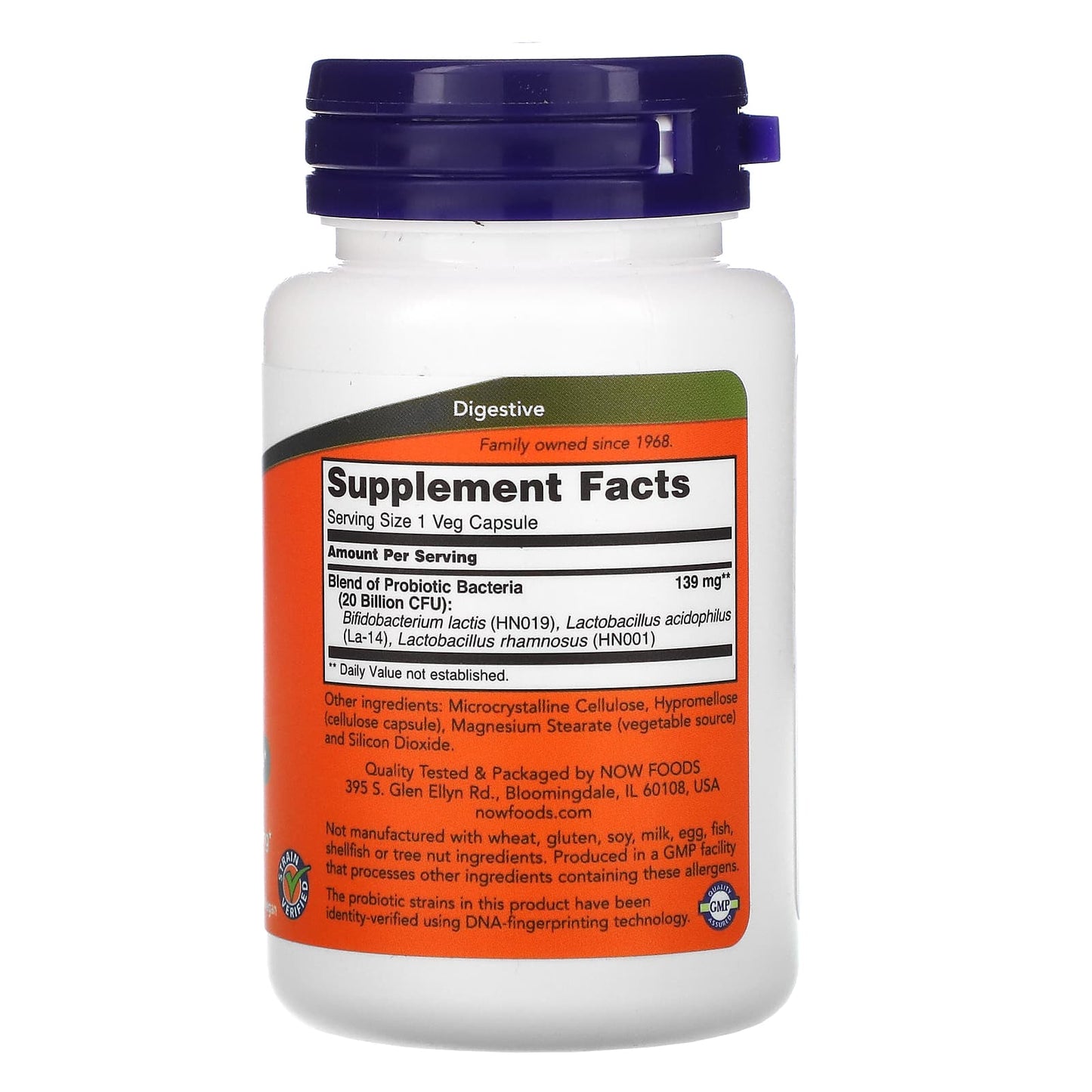 Now Foods, Women's Probiotic 20 Bll, 50 Vegetarian Capsules UPC 733739029065 | HiLife Vitamins