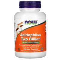 Now Foods, Acidophilus 2 Billion, 250 Veg Capsules UPC 733739029072 | HiLife Vitamins