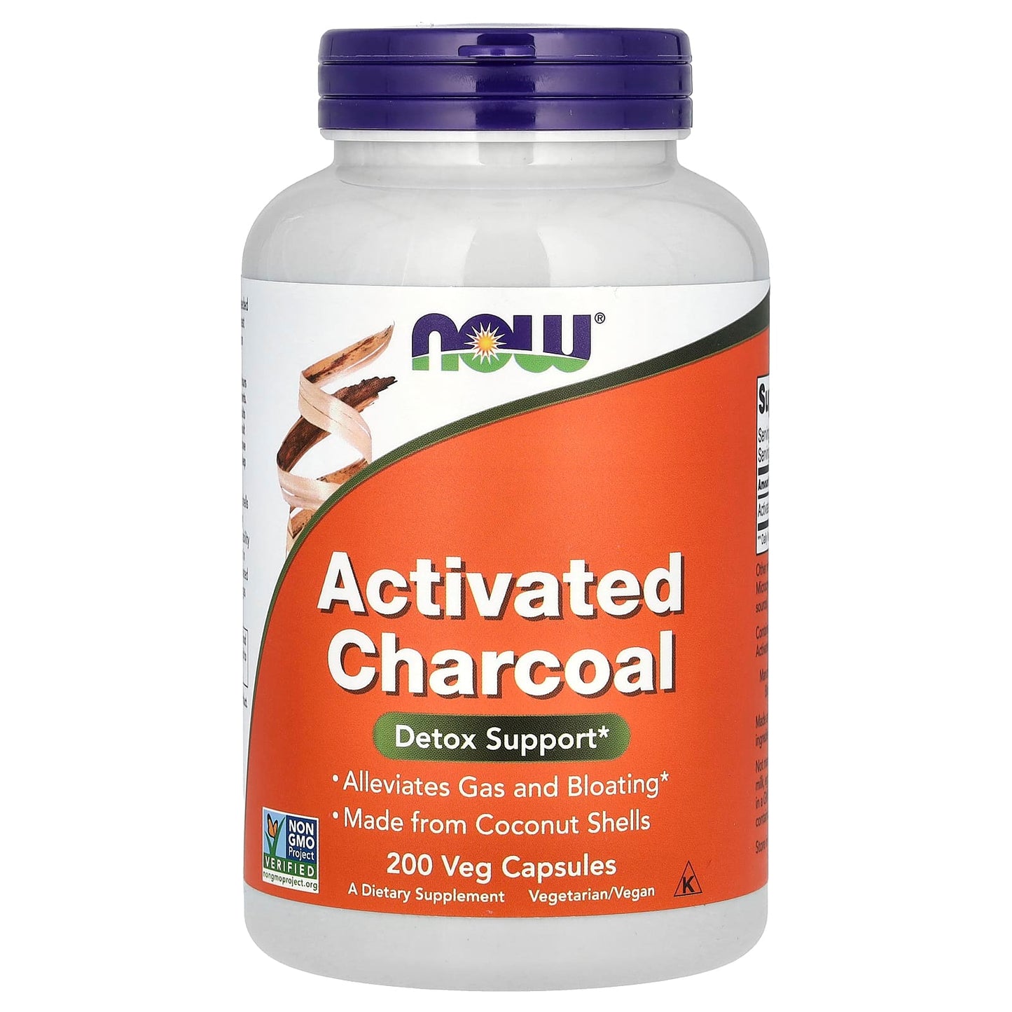 Now Foods, ACTIVATED CHARCOAL, 200 Veg Caps UPC 733739029157 | HiLife Vitamins