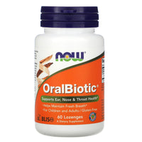 Now Foods, Oral Biotic For Ears Nose & Throat Health, 60 LOZ UPC 733739029218 | HiLife Vitamins