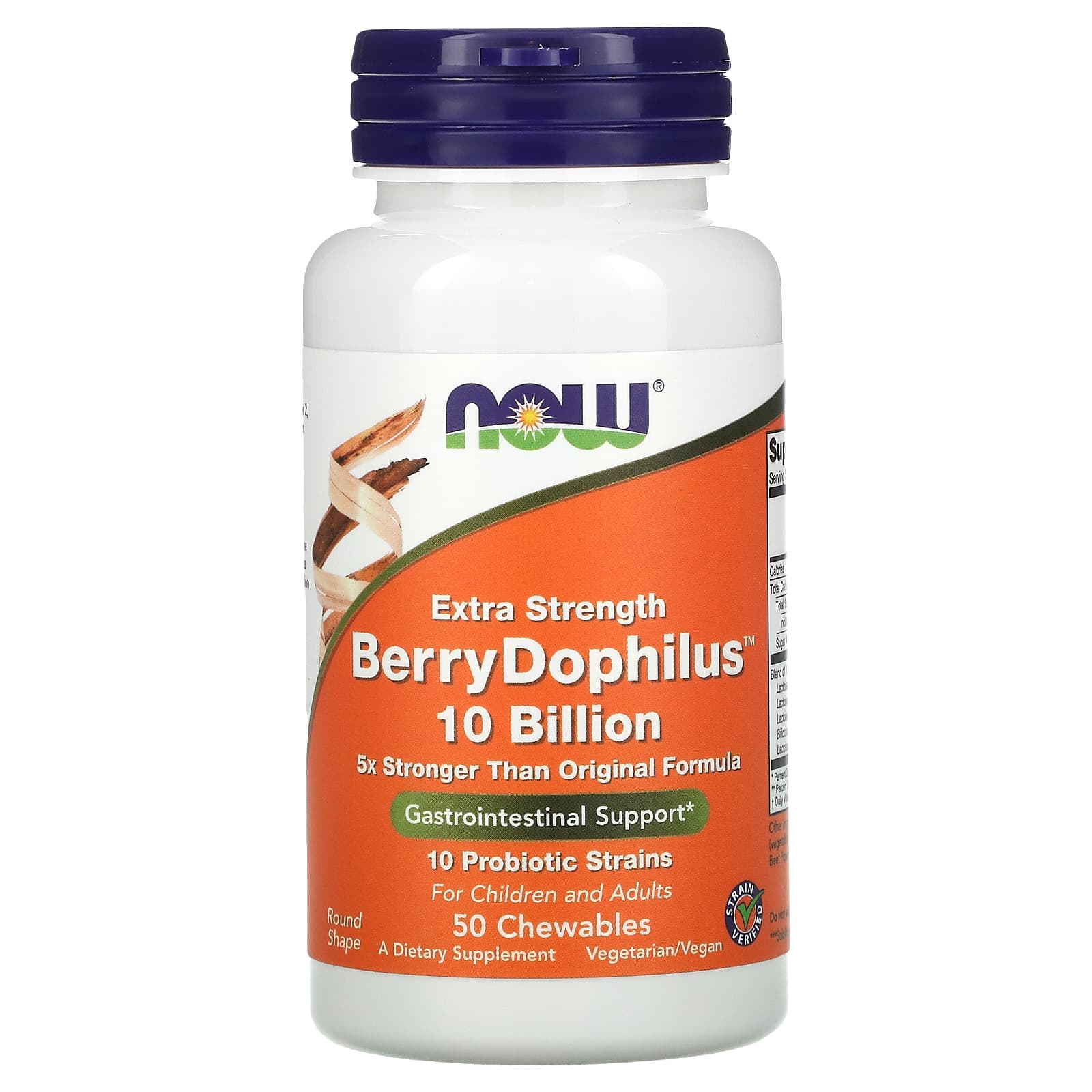 Now Foods, Berrydophilus 10 Billion, 50 Lozenges UPC 733739029232 | HiLife Vitamins