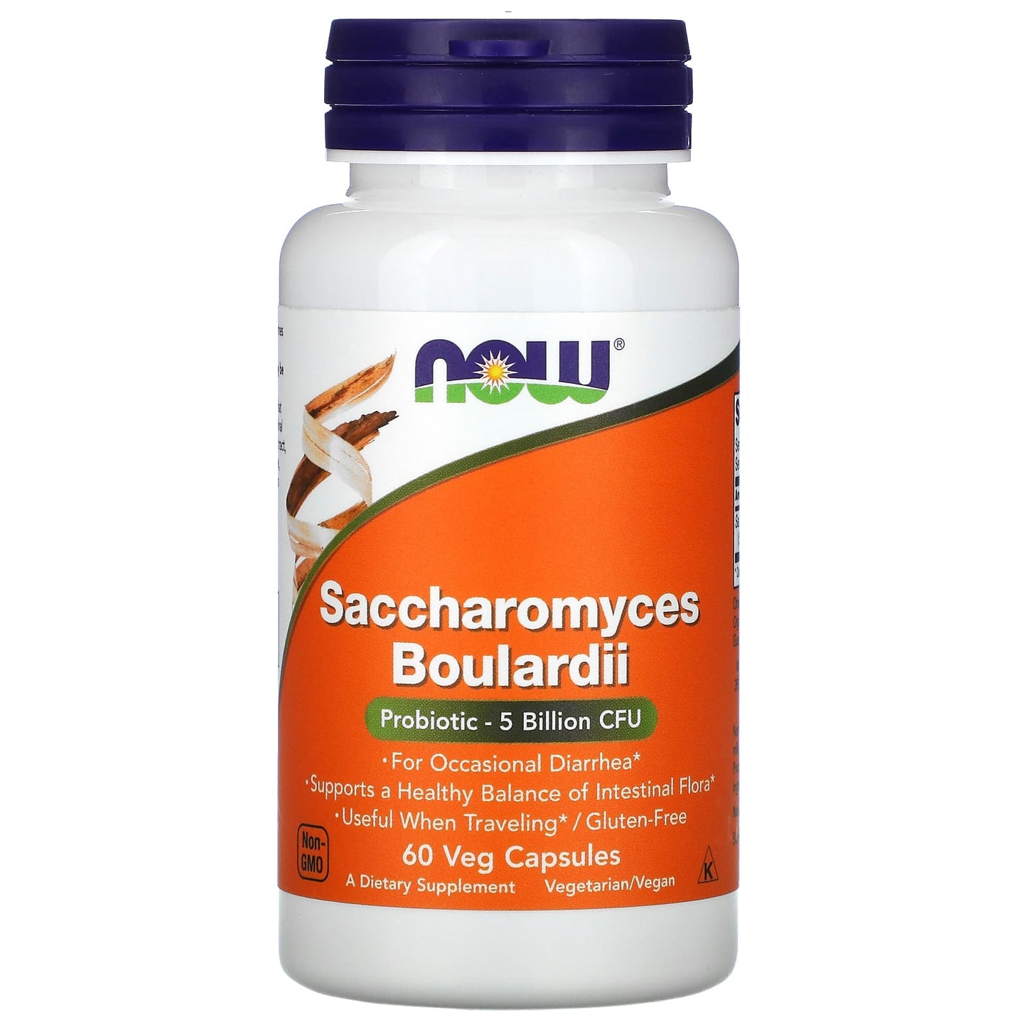 Now Foods, Saccharomyces Boulardii 5 Billion Cfu, 60 Veg Capsules UPC 733739029348 | HiLife Vitamins