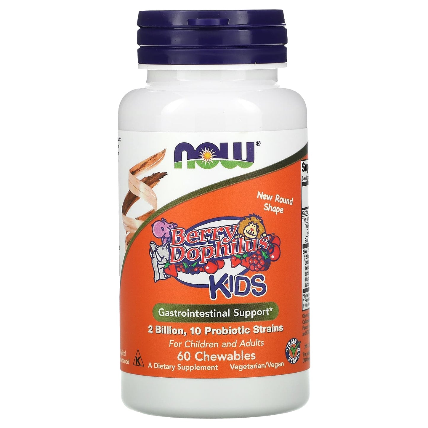 Now Foods, Berrydophilus (Tm) 60 Loz, 60 Lozenges UPC 733739029362 | HiLife Vitamins