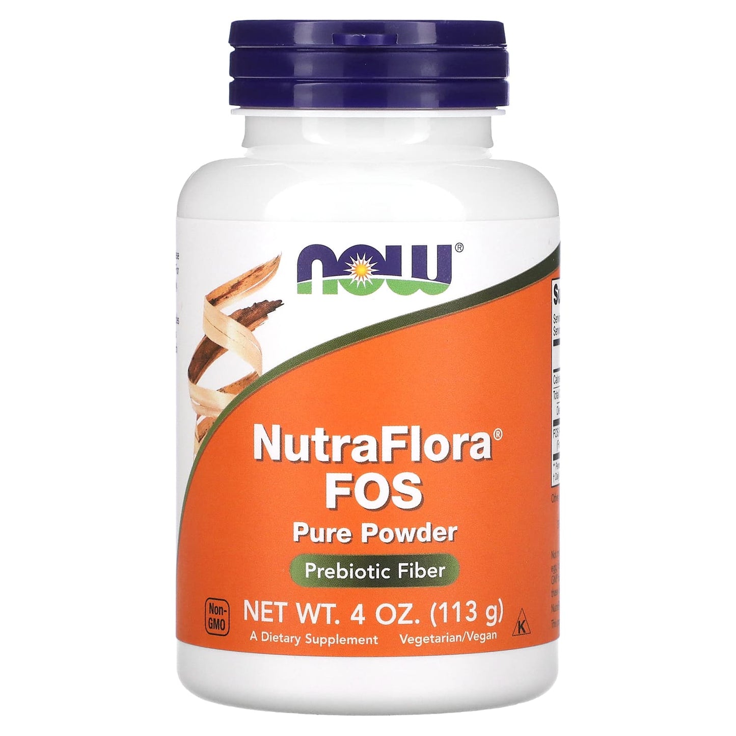 Now Foods, Nutraflora Fos, 4 OZ Powder UPC 733739029423 | HiLife Vitamins