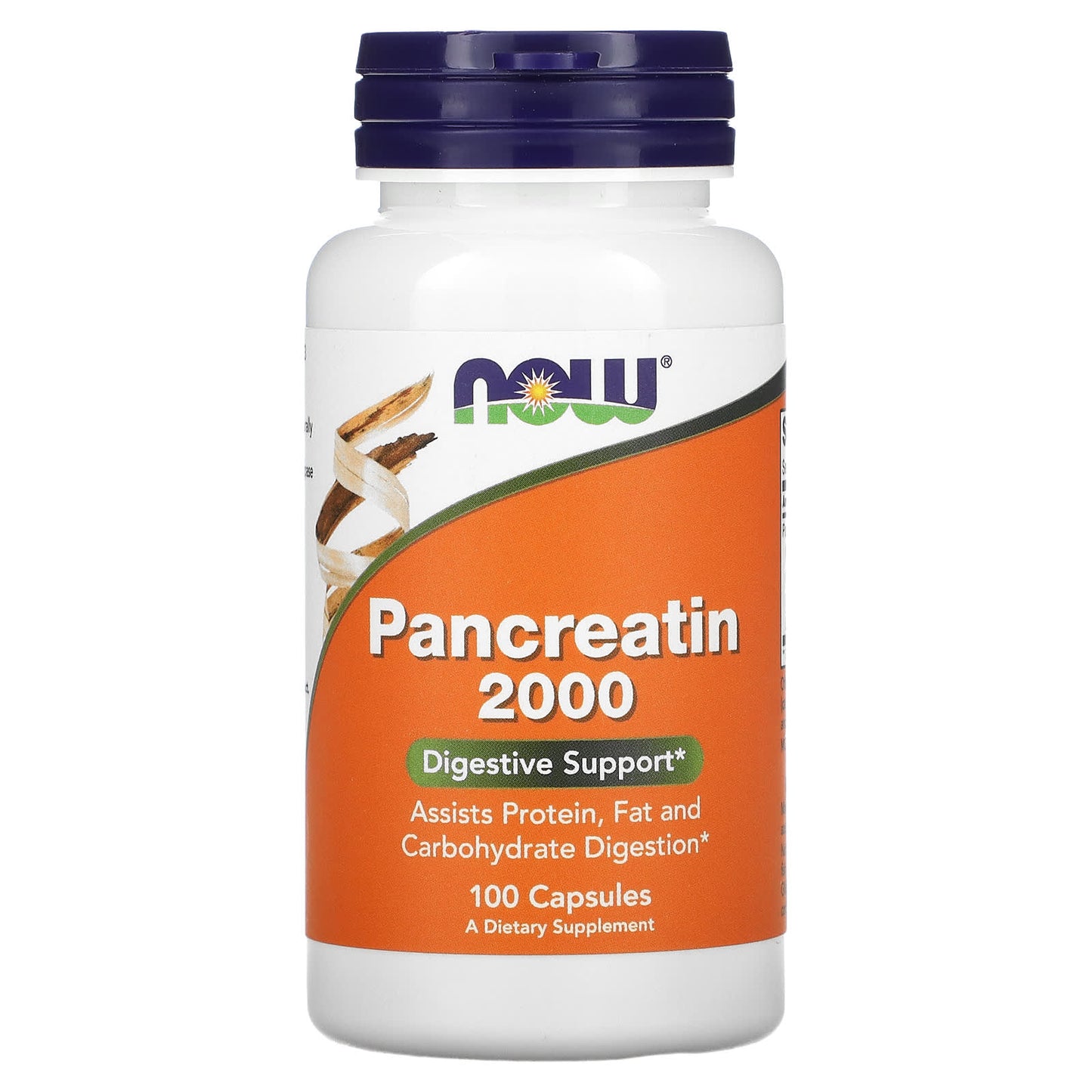 Now Foods, Pancreatin 2000 mg, 100 Capsules UPC 733739029454 | HiLife Vitamins