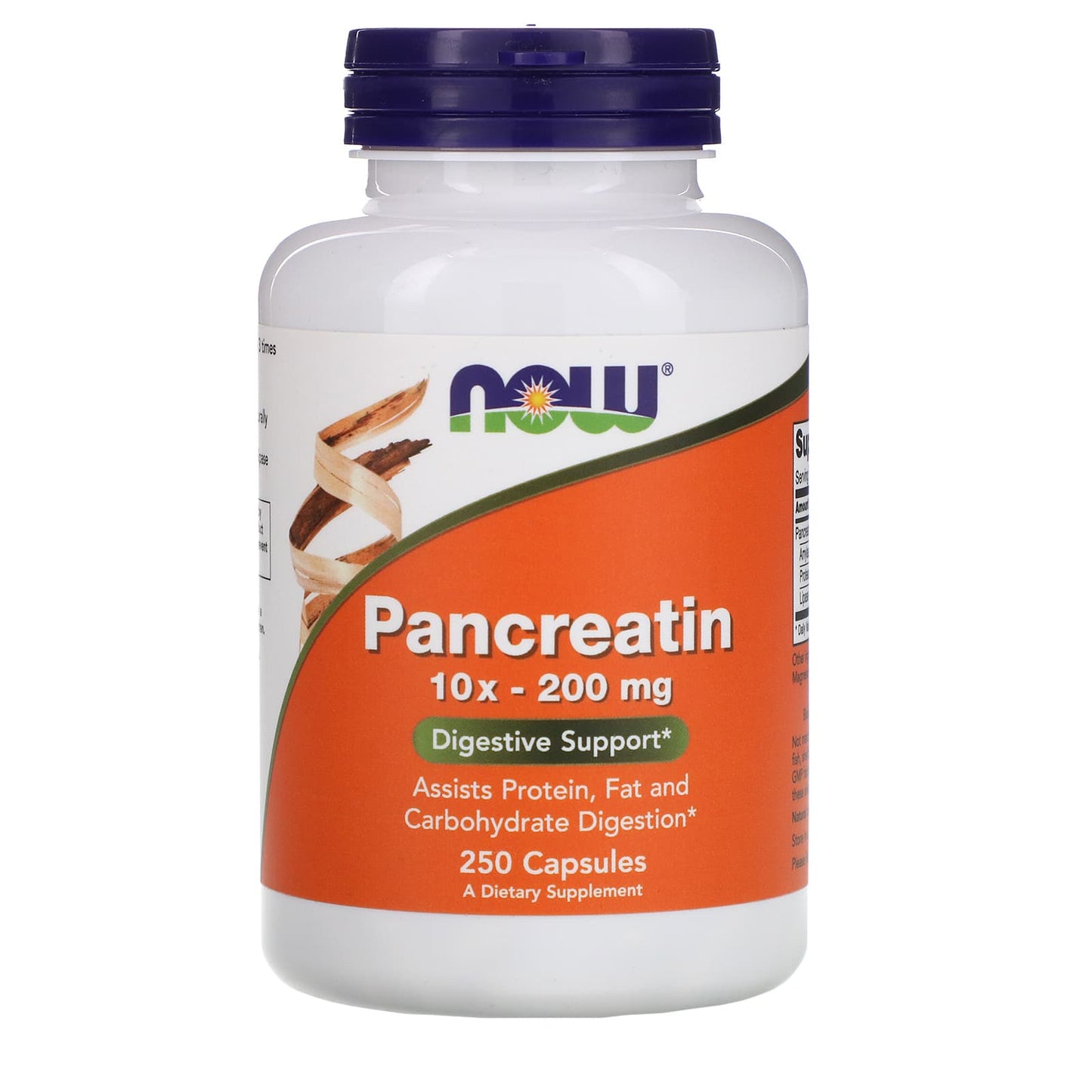 Now Foods, PANCREATIN 2000mg, 250 Capsules UPC 733739029461 | HiLife Vitamins