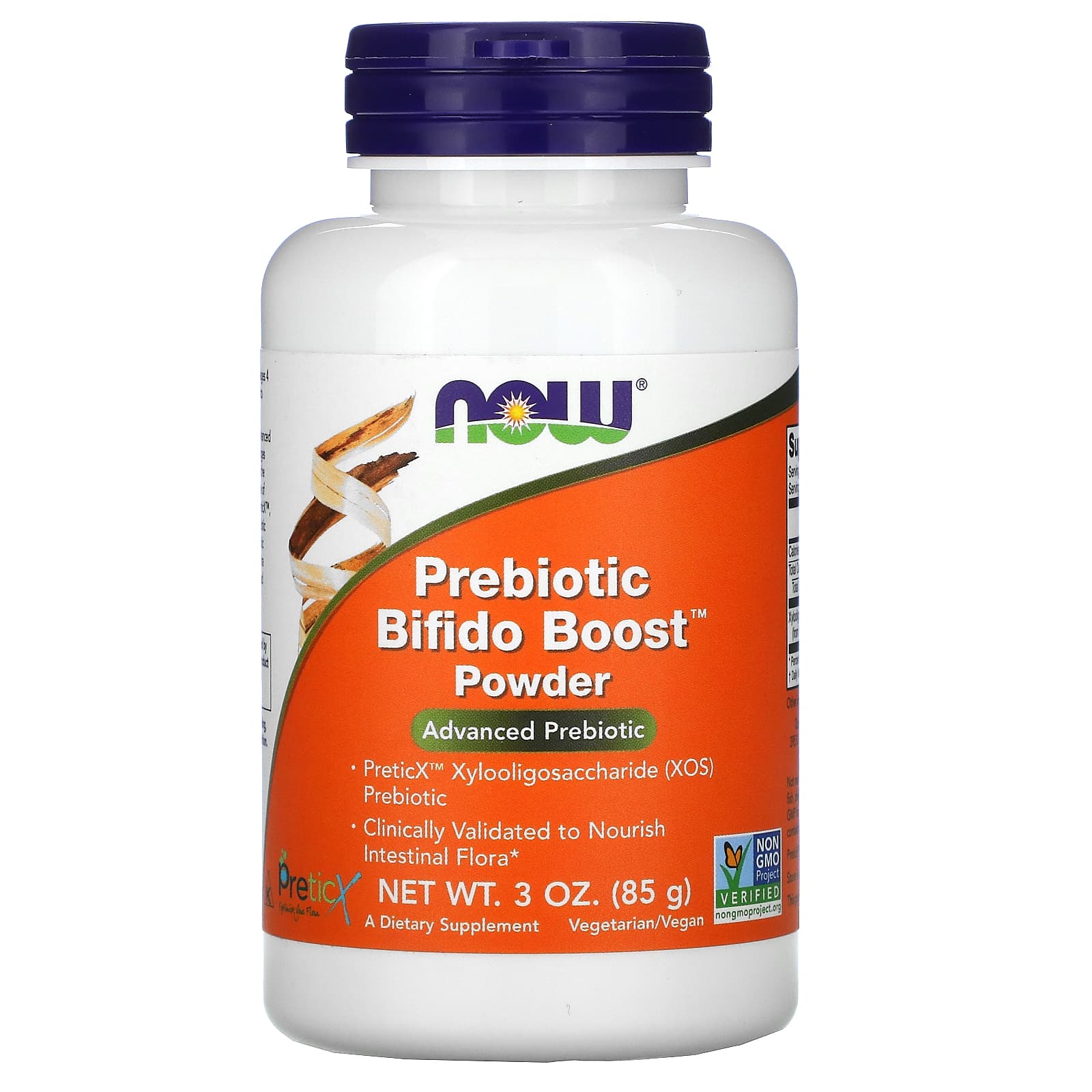 Now Foods, PREBIOTIC BIFIDO BOOST POWDER, 3 Oz UPC 733739029485 | HiLife Vitamins