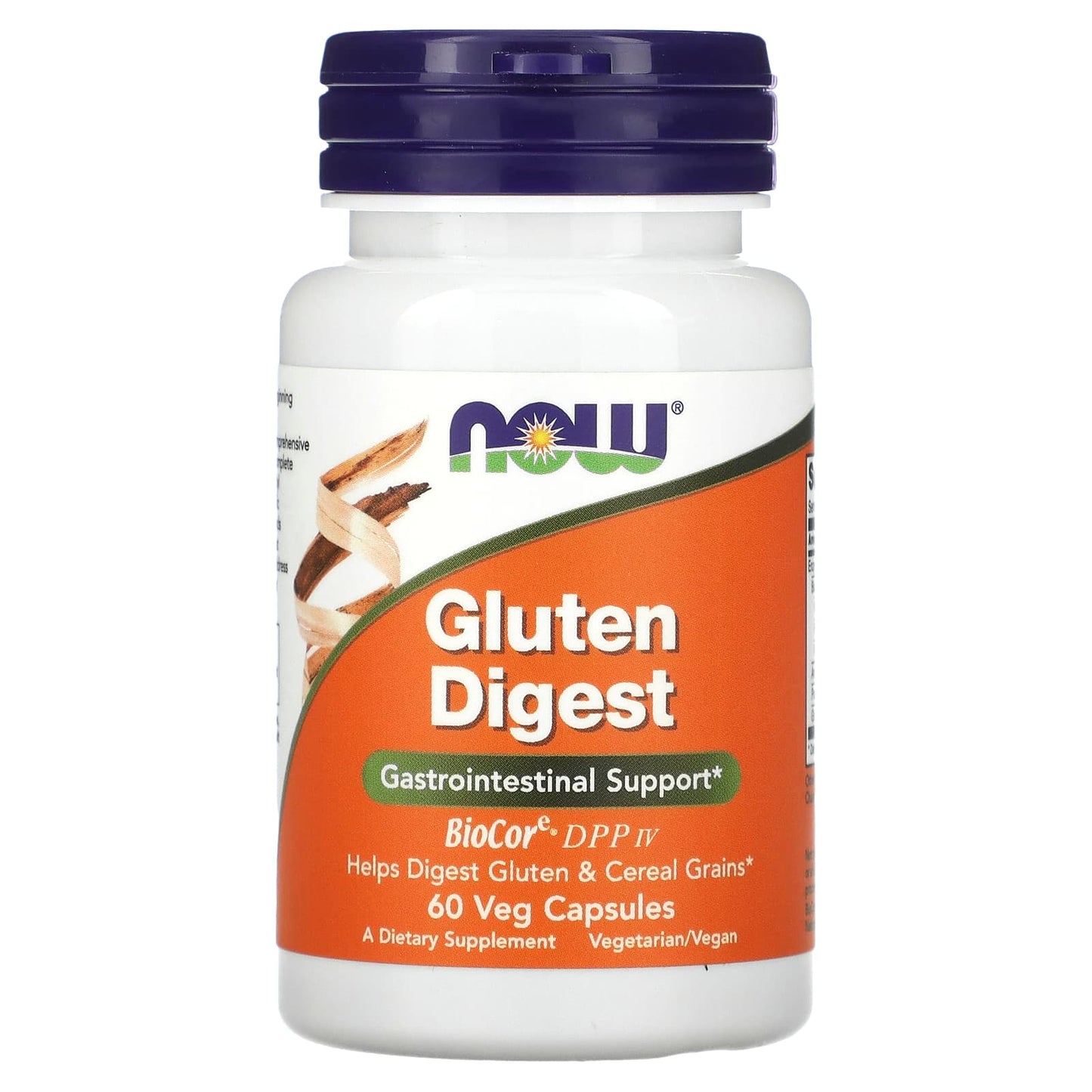 Now Foods, Gluten Digest, 60 Veg Capsules UPC 733739029591 | HiLife Vitamins