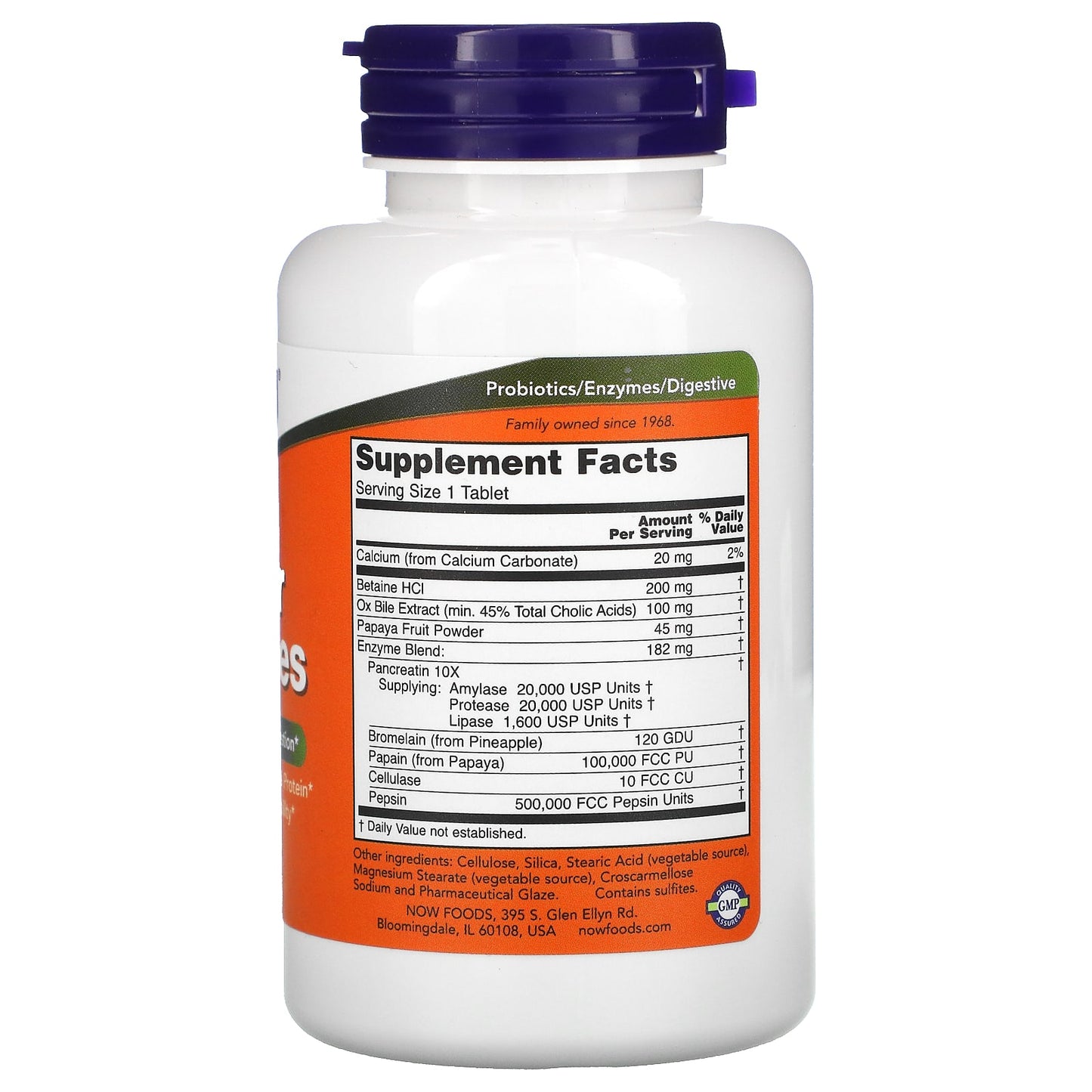 Now Foods, Super Enzymes, 90 Tablets UPC 733739029607 | HiLife Vitamins