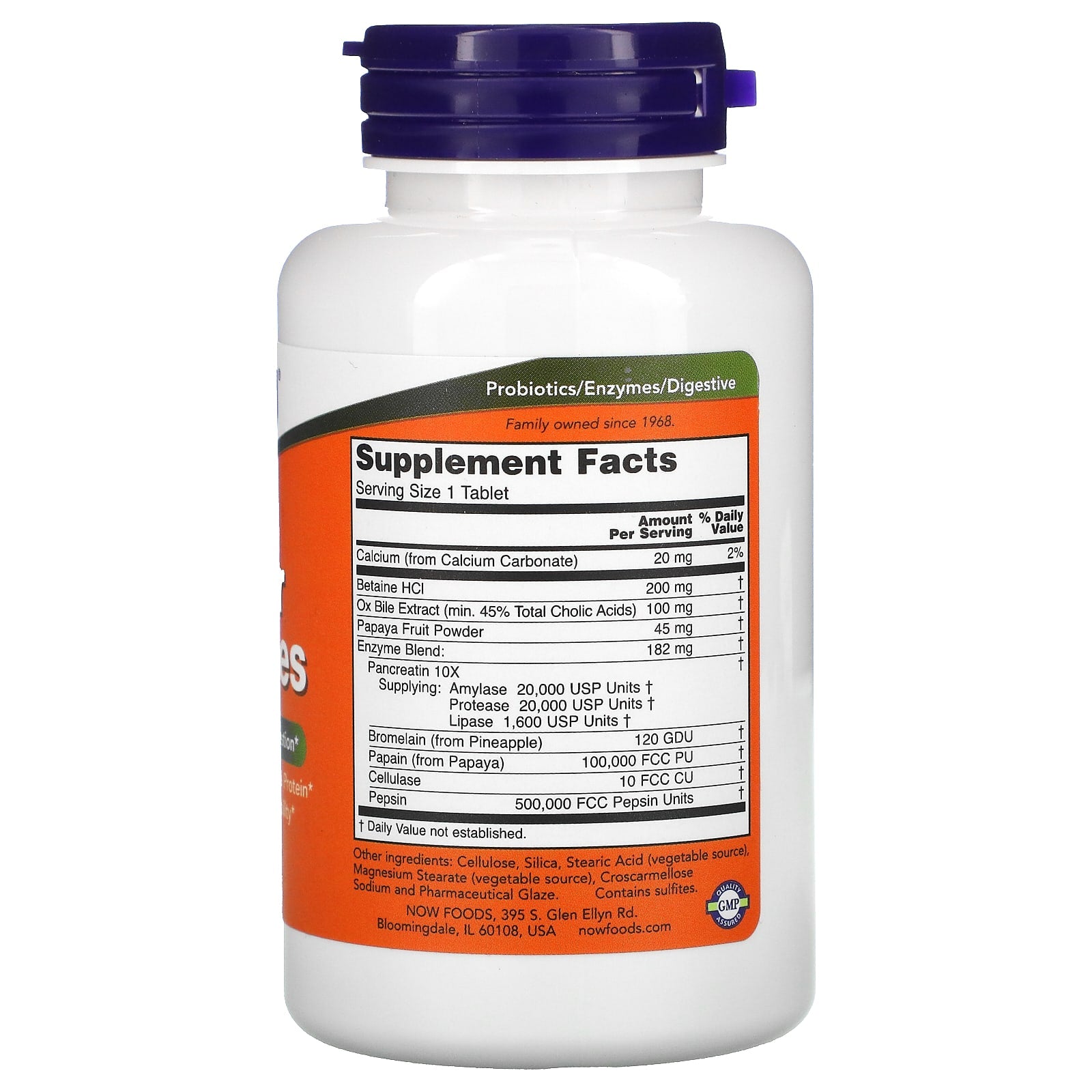 Now Foods, Super Enzymes, 90 Tablets UPC 733739029607 | HiLife Vitamins
