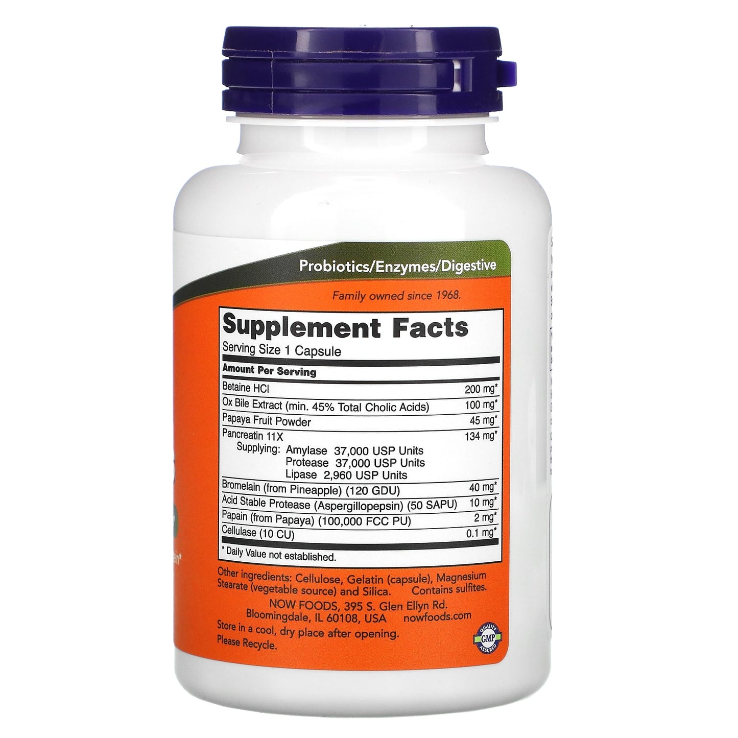 Now Foods, Super Enzymes, 90 Capsules UPC 733739029638 | HiLife Vitamins