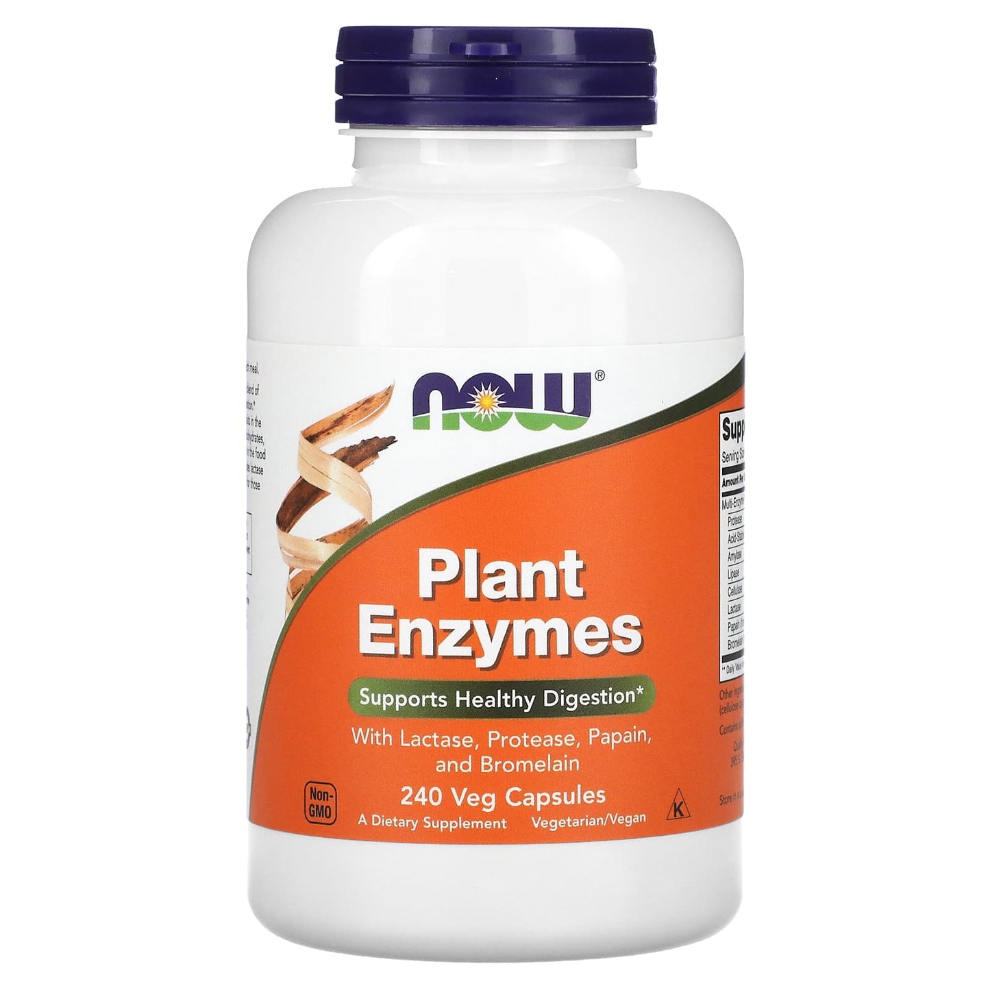 Now Foods, Plant Enzymes, 240 Veg Capsules UPC 733739029676 | HiLife Vitamins