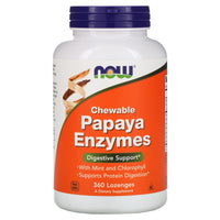 Now Foods, PAPAYA ENZYME CHEWABLE, 360 Tablets UPC 733739029720 | HiLife Vitamins