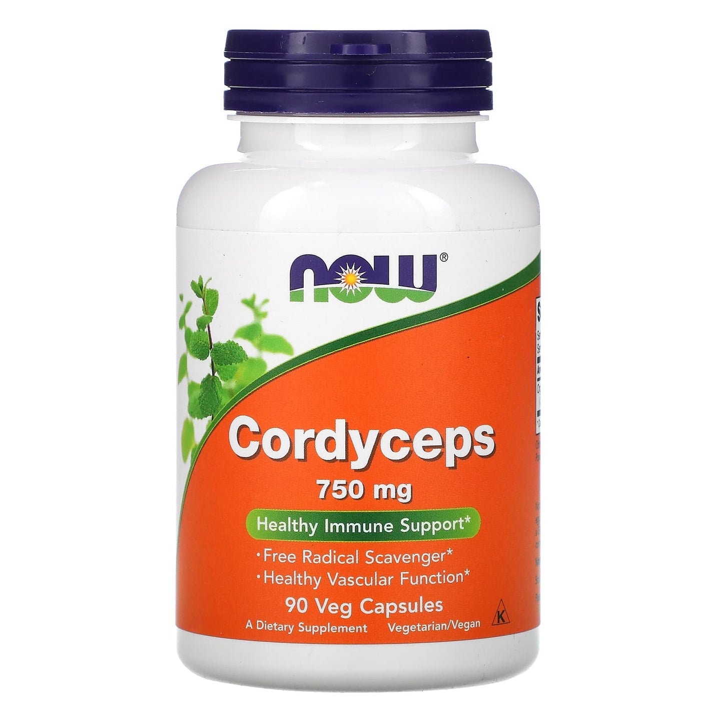 Now Foods, Cordyceps 750 mg, 90 Vegetarian Capsules UPC 733739030054 | HiLife Vitamins