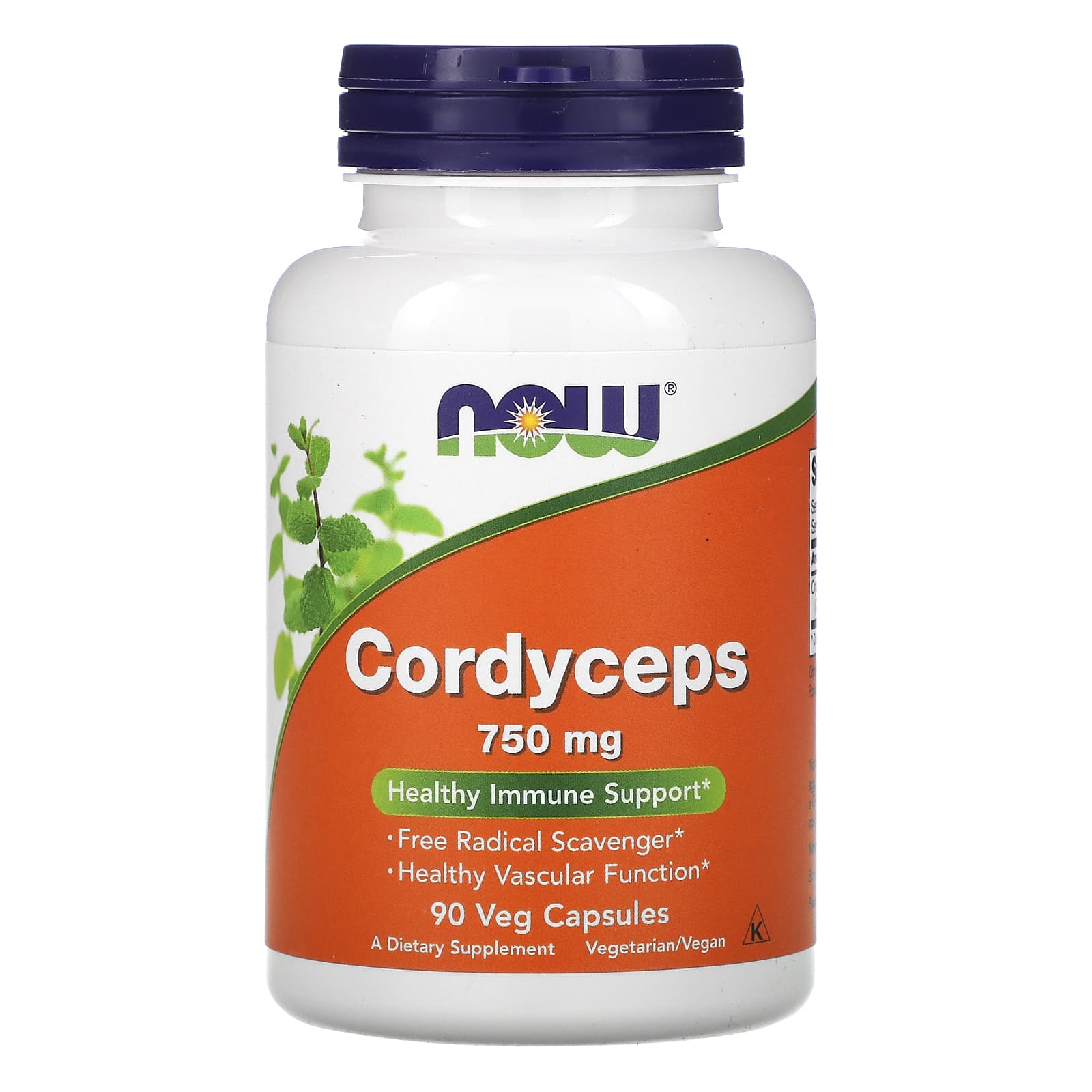 Now Foods, Cordyceps 750 mg, 90 Vegetarian Capsules UPC 733739030054 | HiLife Vitamins