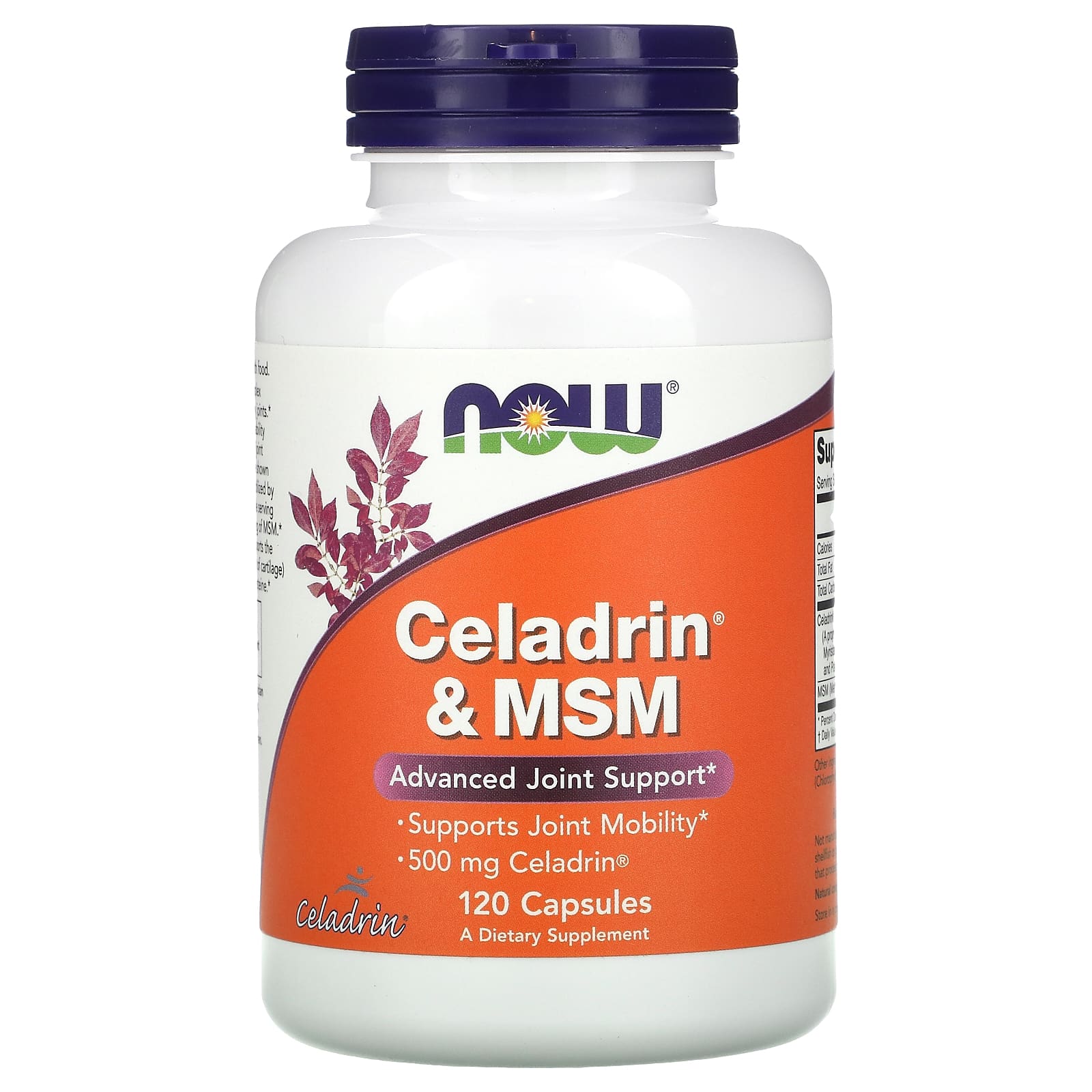 Now Foods, Celadrin With Msm, 120 Capsules UPC 733739030160 | HiLife Vitamins