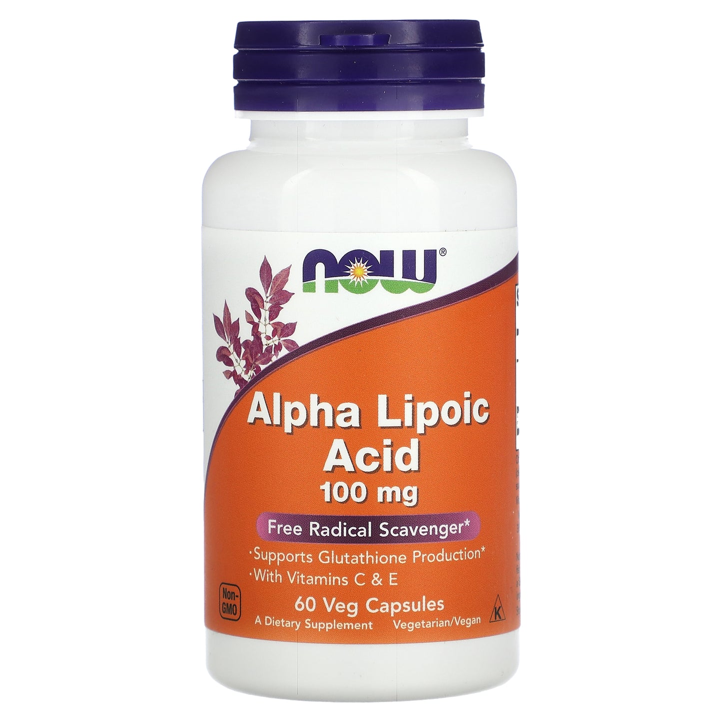 Now Foods, Alpha Lipoic Acid, 100 mg, 60 Veg Capsules UPC 733739030405 | HiLife Vitamins