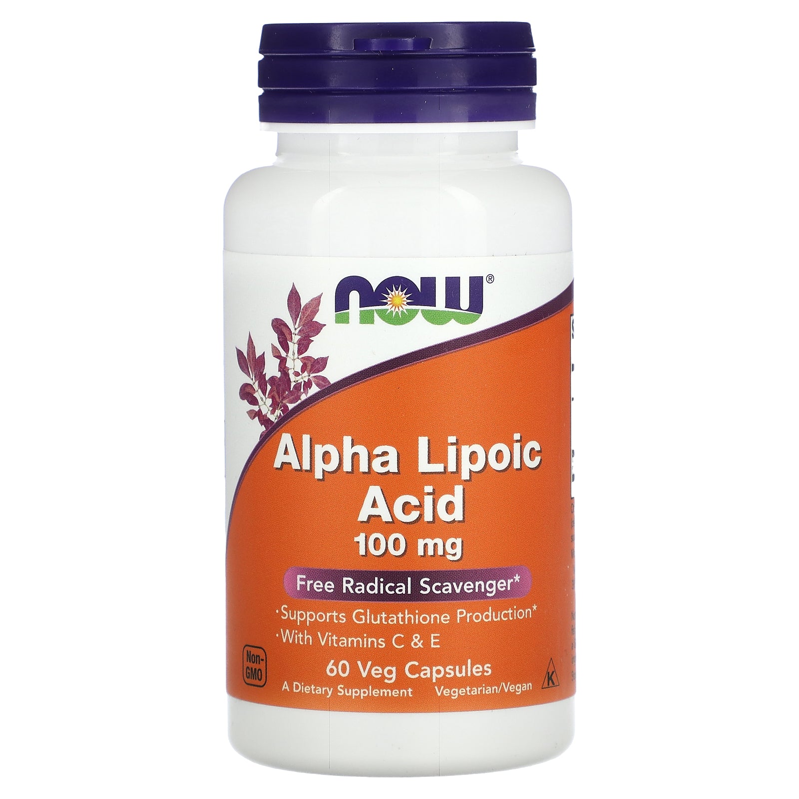 Now Foods, Alpha Lipoic Acid, 100 mg, 60 Veg Capsules UPC 733739030405 | HiLife Vitamins