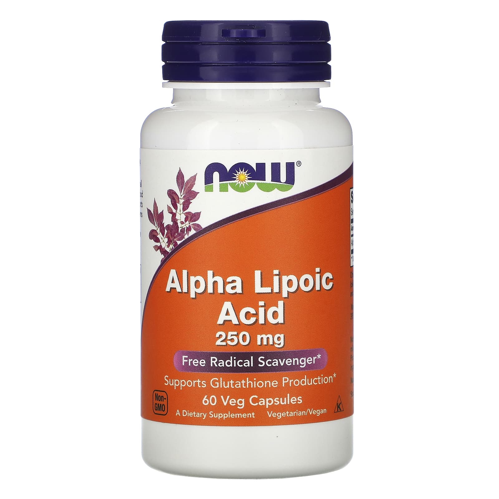 Now Foods, ALPHA LIPOIC ACID 250mg, 60 Capsules UPC 733739030429 | HiLife Vitamins