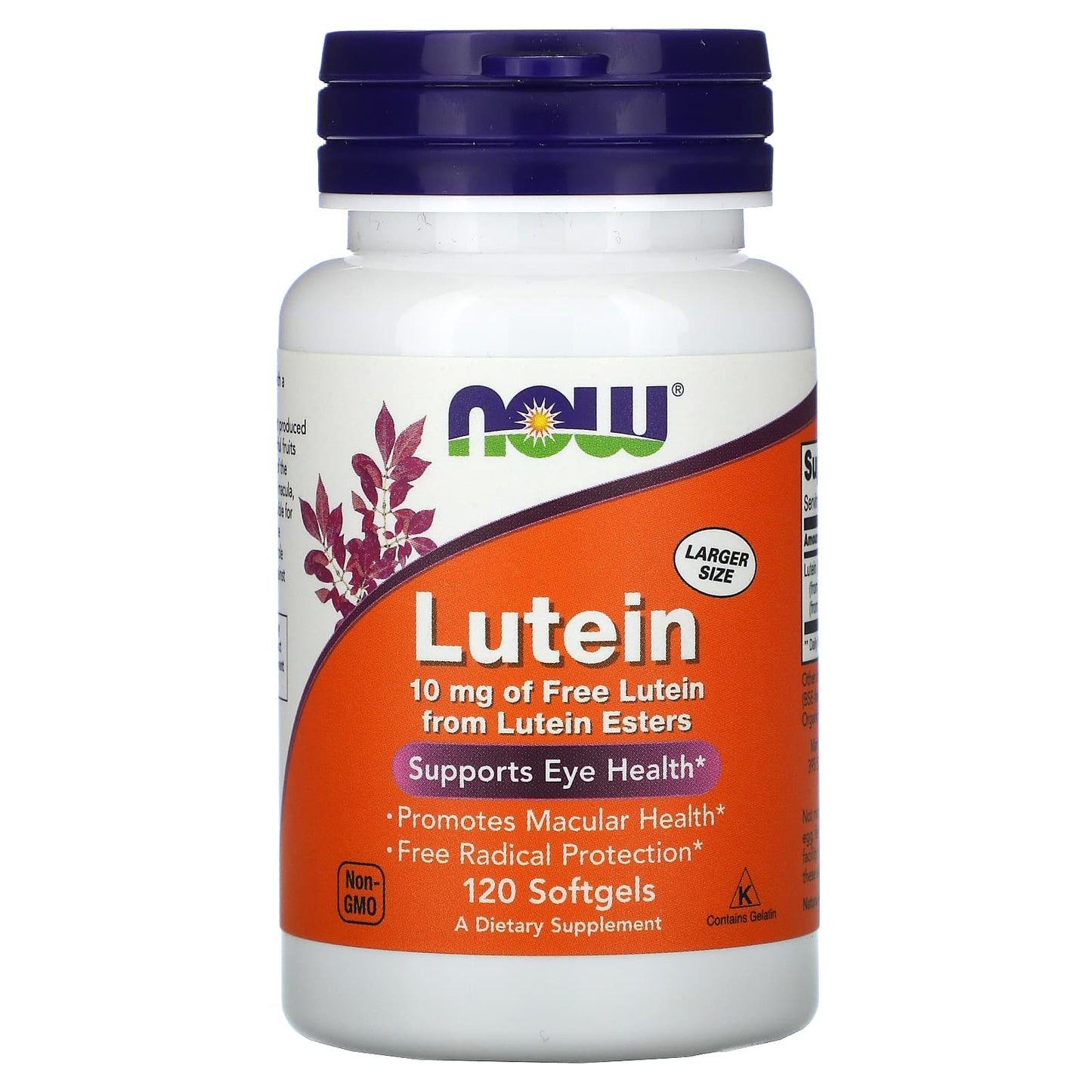 Now Foods, Lutein Esters 10 mg, 120 Softgels UPC 733739030573 | HiLife Vitamins
