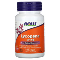 Now Foods, Lycopene 20 mg 2x, 50 Softgels UPC 733739030627 | HiLife Vitamins