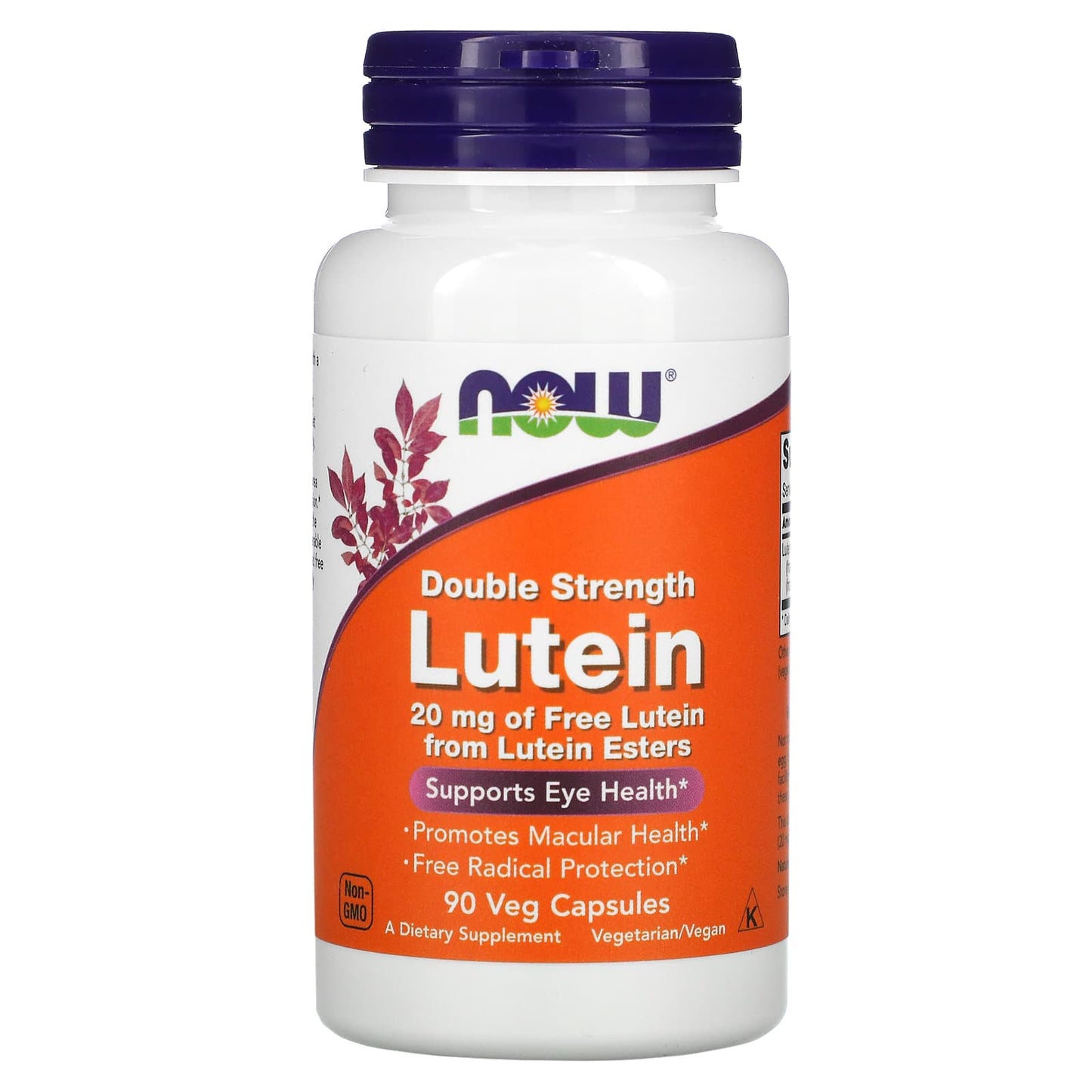 Now Foods, Lutein Esters 20 mg, 90 Vegetarian Capsules UPC 733739030696 | HiLife Vitamins