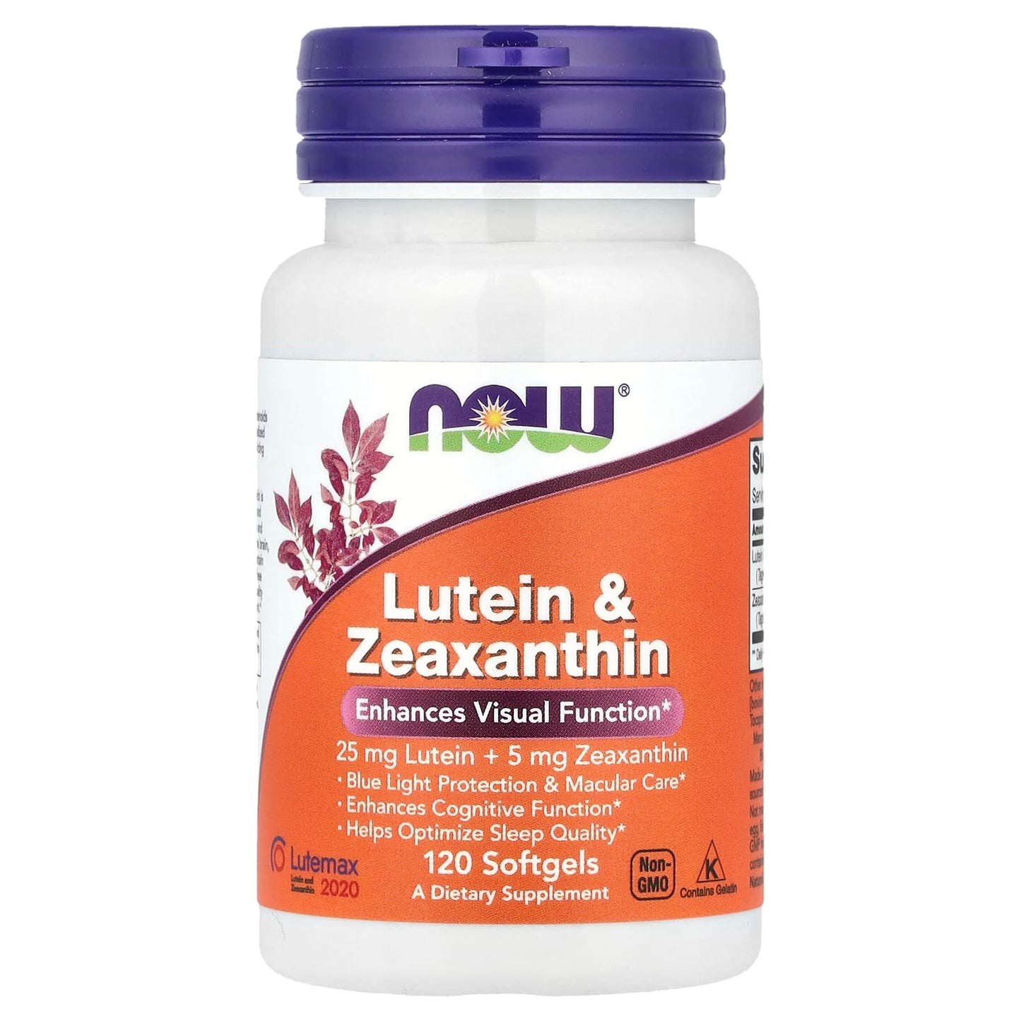 Now Foods, Lutein & Zeaxanthin, 120 Softgels UPC 733739030894 | Hilife Vitamins