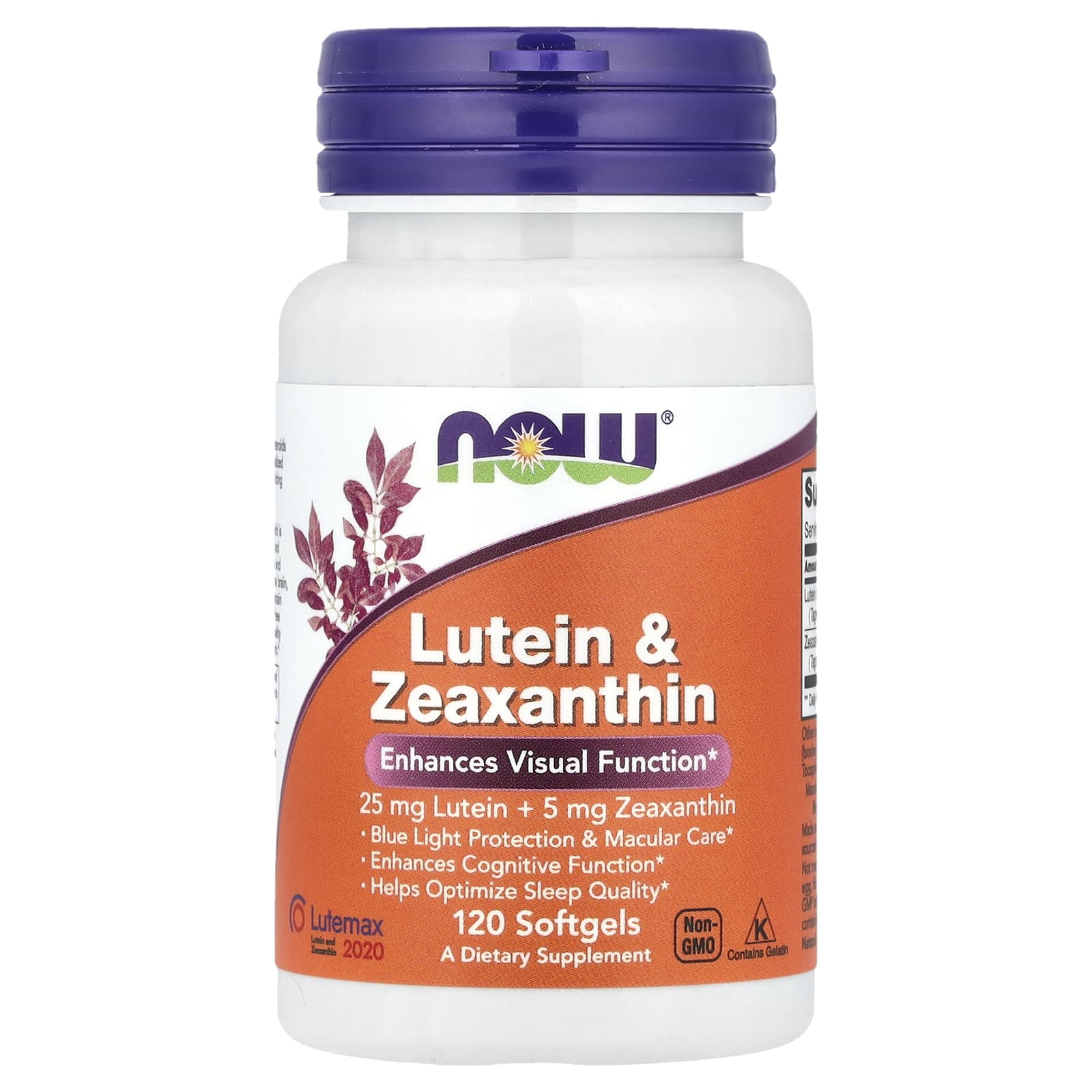 Now Foods, Lutein & Zeaxanthin, 120 Softgels UPC 733739030894 | Hilife Vitamins