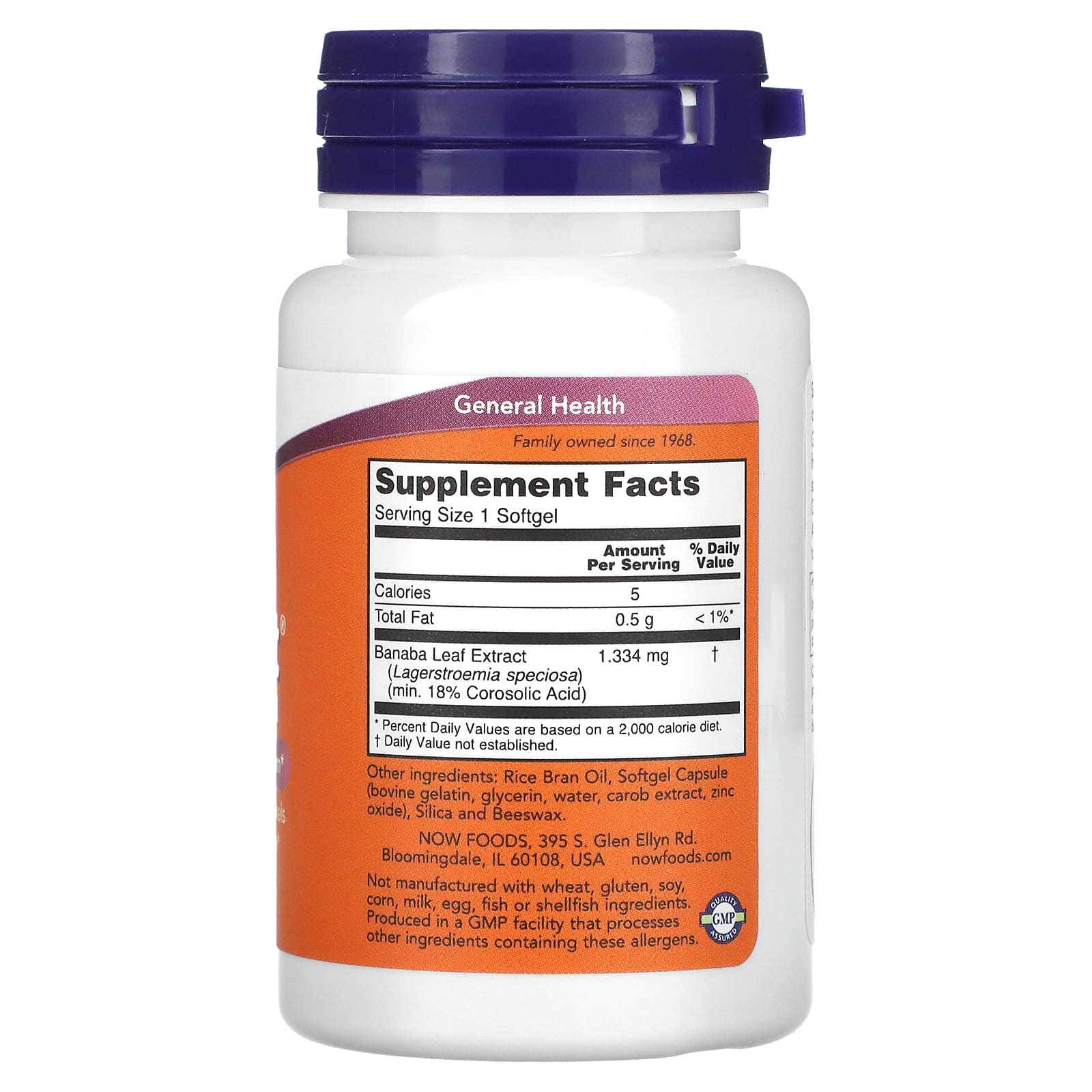 Now Foods, GLUCOSOL 24mg NEW 60, 60 Softgels UPC 733739030955 | HiLife Vitamins