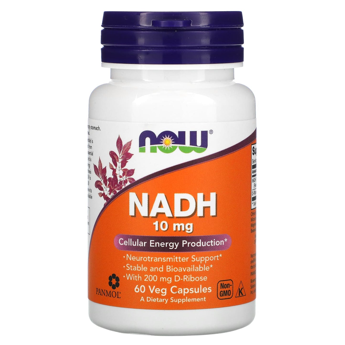 Now Foods, Nadh 10 mg, 60 Veg Capsules UPC 733739031037 | HiLife Vitamins
