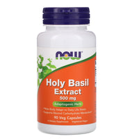 Now Foods, Holy Basil Extract 90, 90 Vegetarian Capsules UPC 733739031242 | HiLife Vitamins