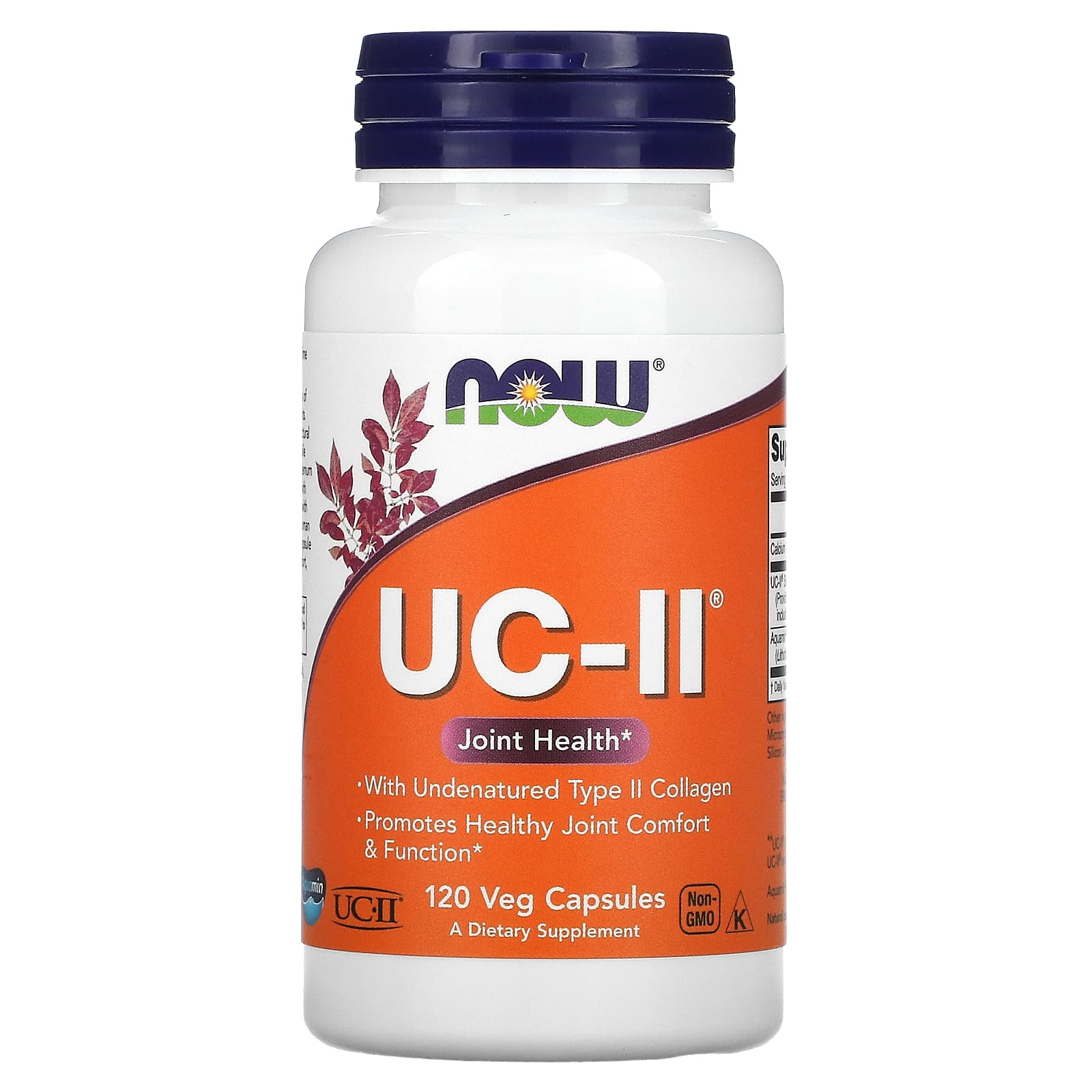 Now Foods, Uc-Ii Type Ii Collagen 40mg, 120 Veg Capsules UPC 733739031365 | HiLife Vitamins