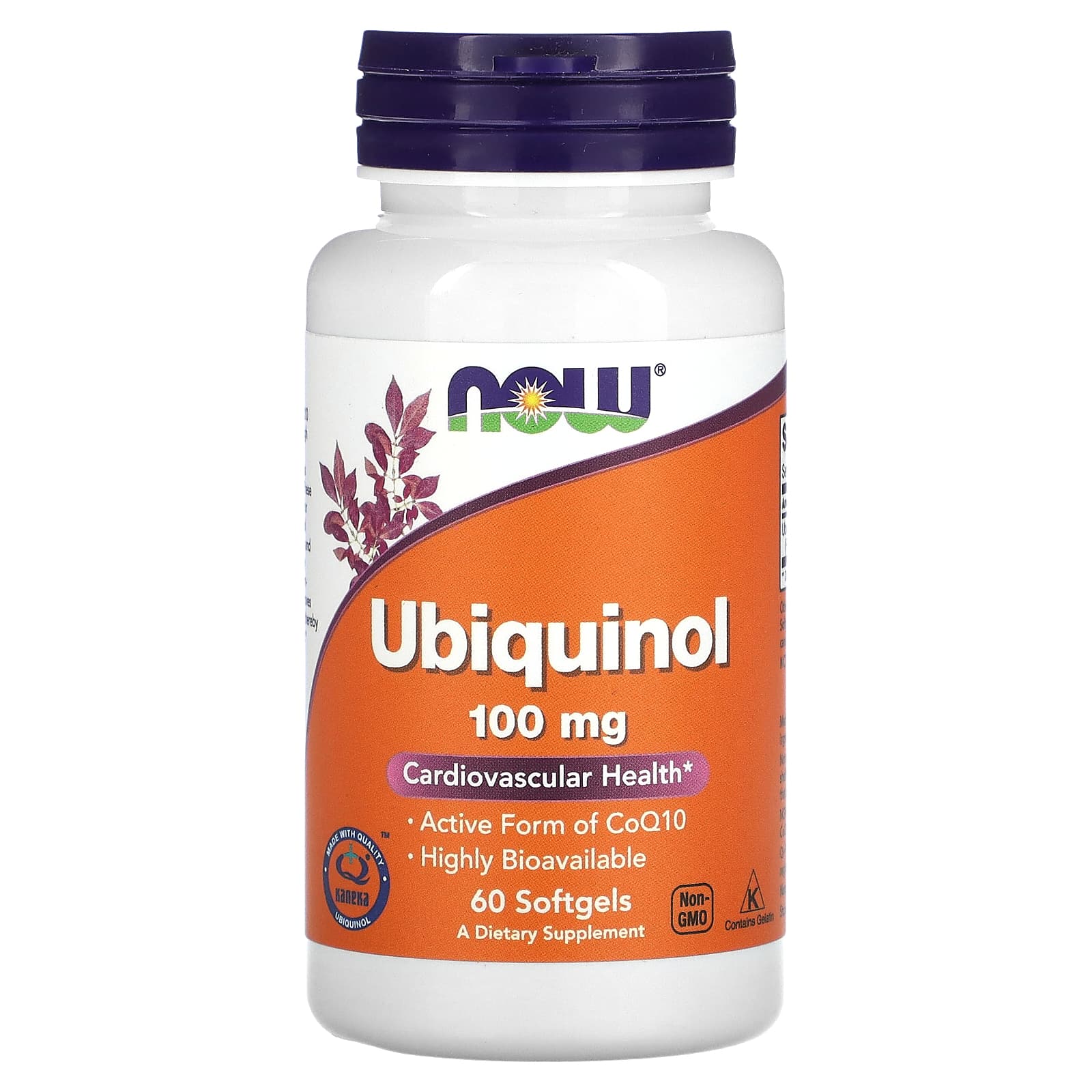 Now Foods, Ubiquinol 100 mg, 60 Softgels UPC 733739031426 | HiLife Vitamins