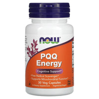 Now Foods, Pqq Energy 20mg Plus, 30 Vegetarian Capsules UPC 733739031686 | HiLife Vitamins