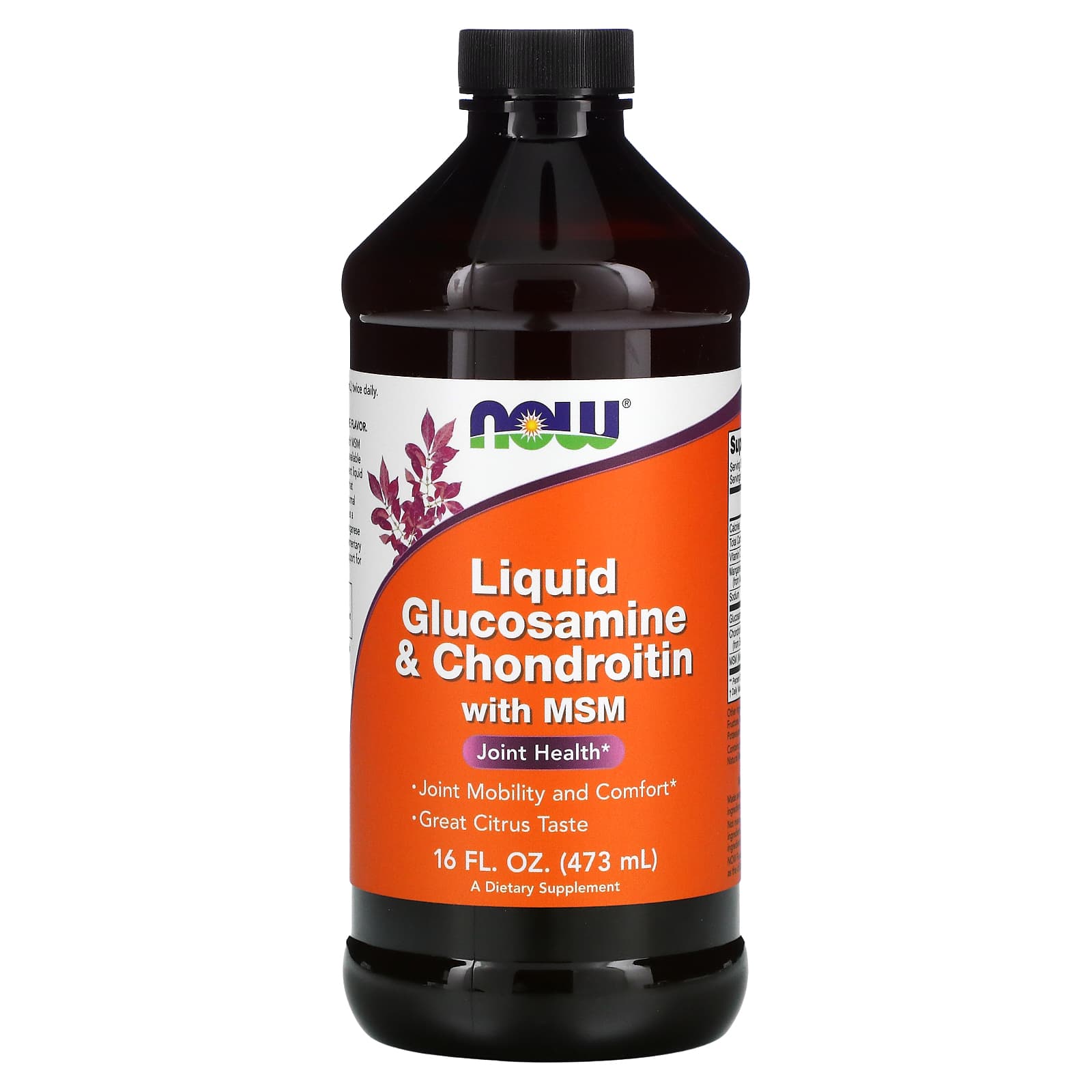 Now Foods, Glucos/Chondroitin/Msm, 16 OZ Liquid UPC 733739031754 | HiLife Vitamins