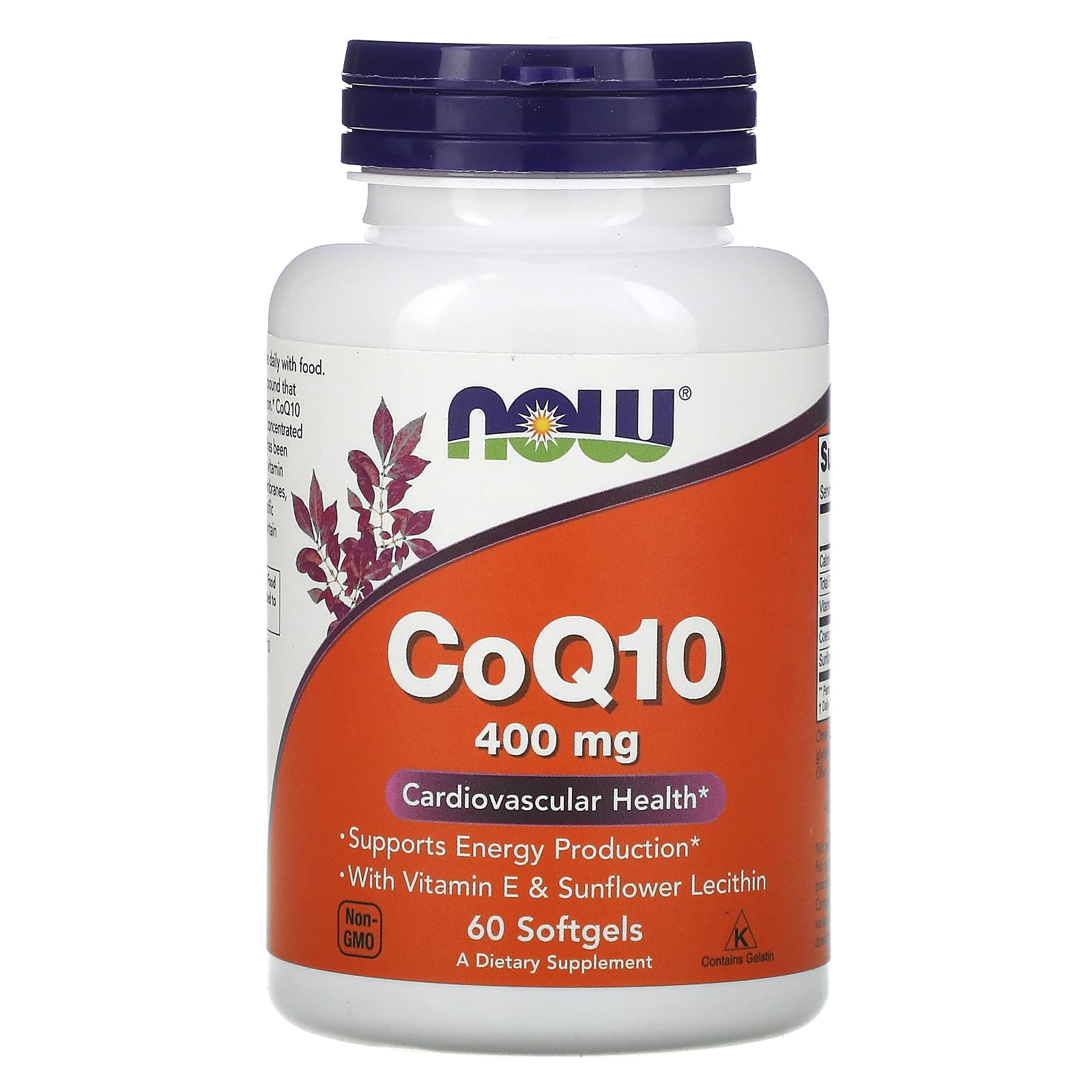 Now Foods, CoQ10 400mg, 60 Softgels UPC 733739031983 | HiLife Vitamins